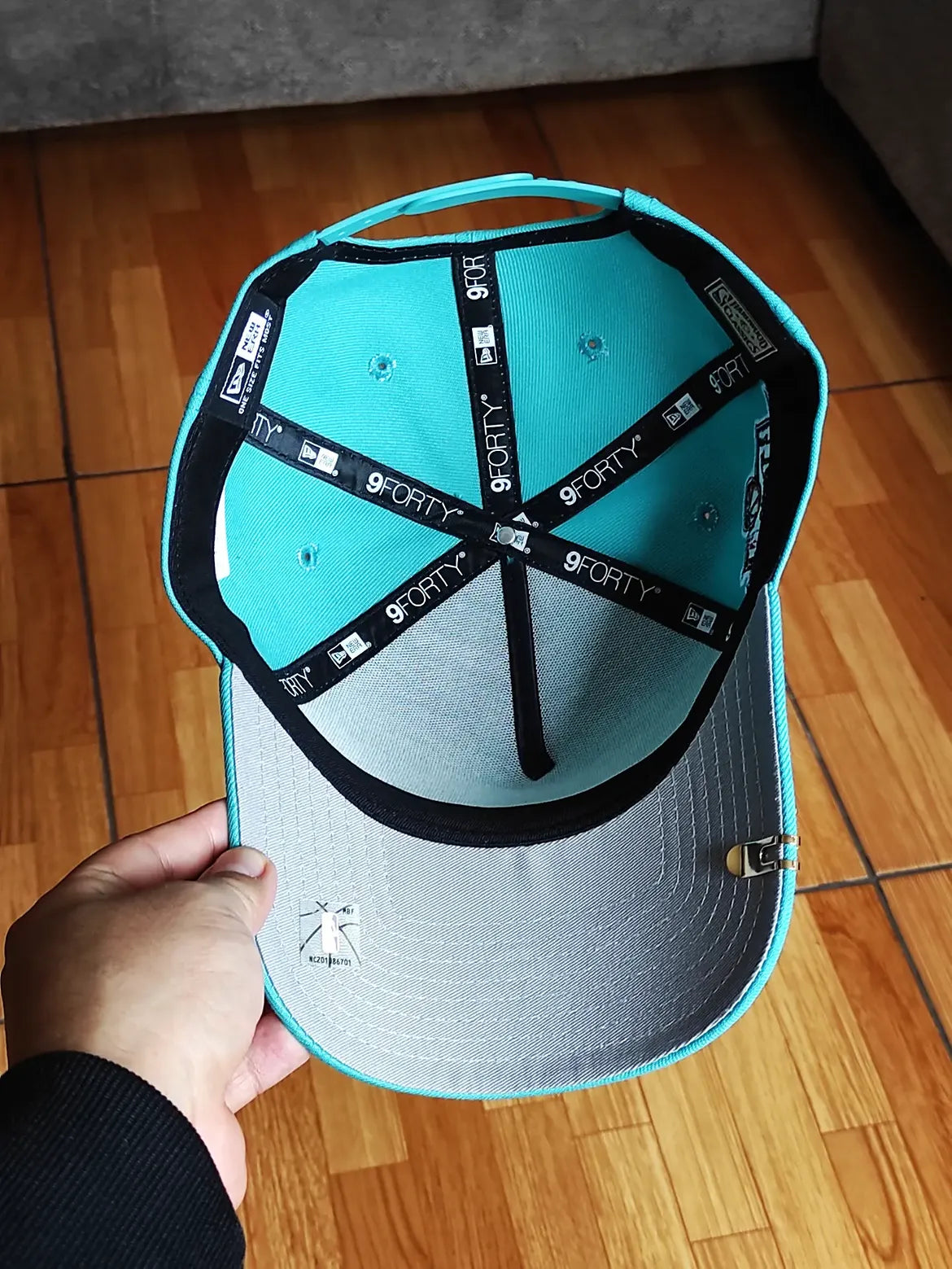 New Era Charlotte Hornets Love this Game Teal Prime Edition 9Forty A Frame Snapback Hat