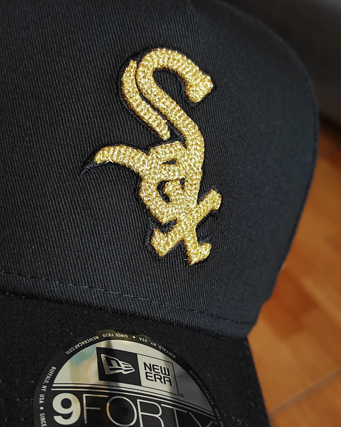 New Era White Sox ✨luxury black 9FORTY A-FRAME