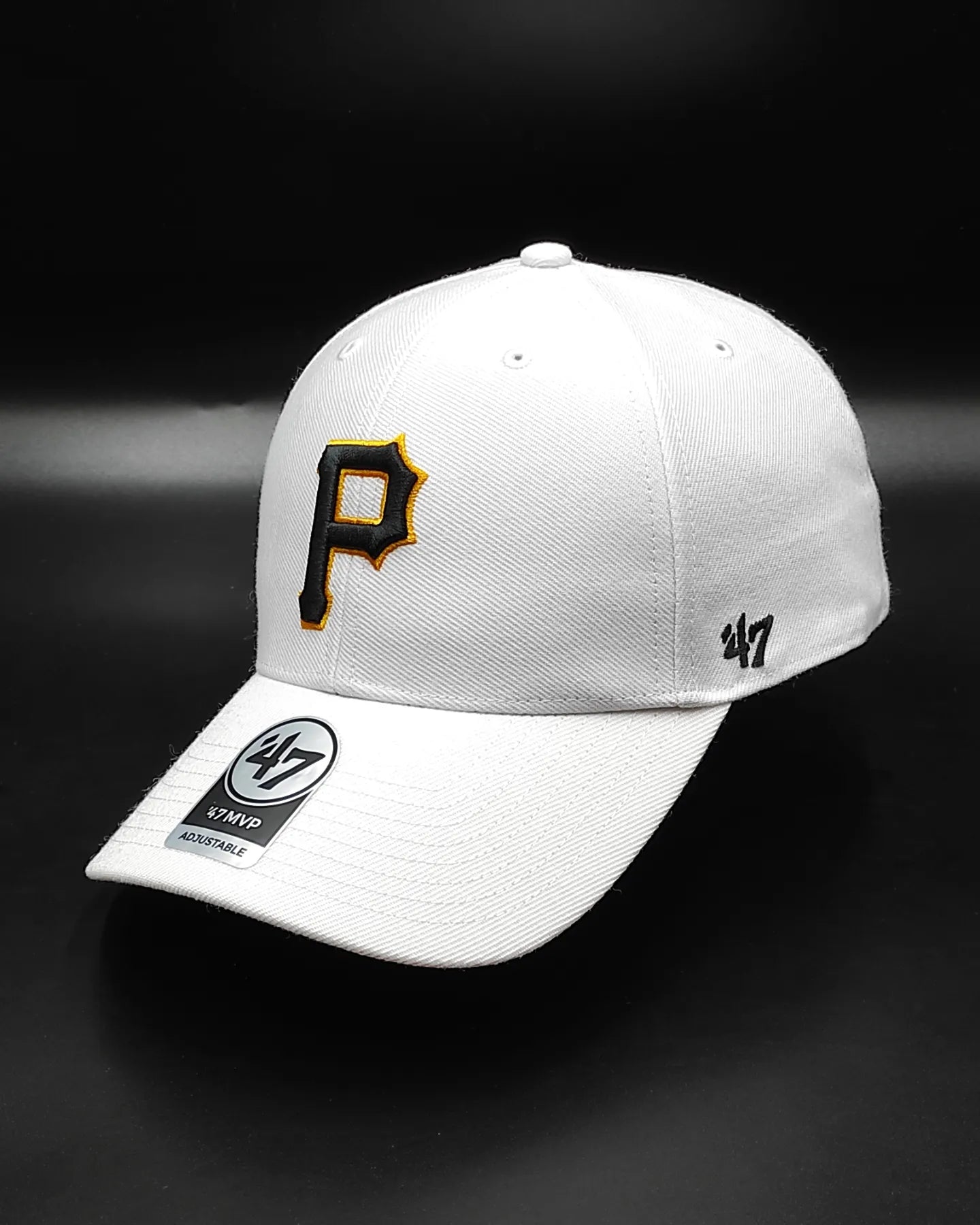 47brand Pittsburgh Pirates classic white strapback cap