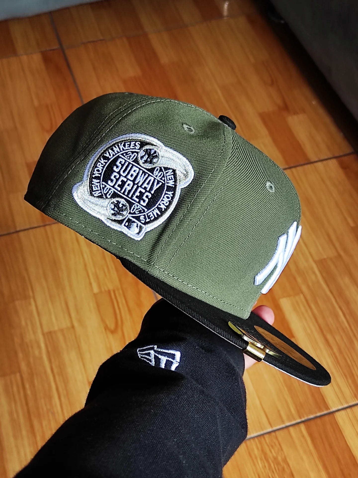 New Era New York Yankees Subway Series two Tone olive black 9 FIFTY Snapback