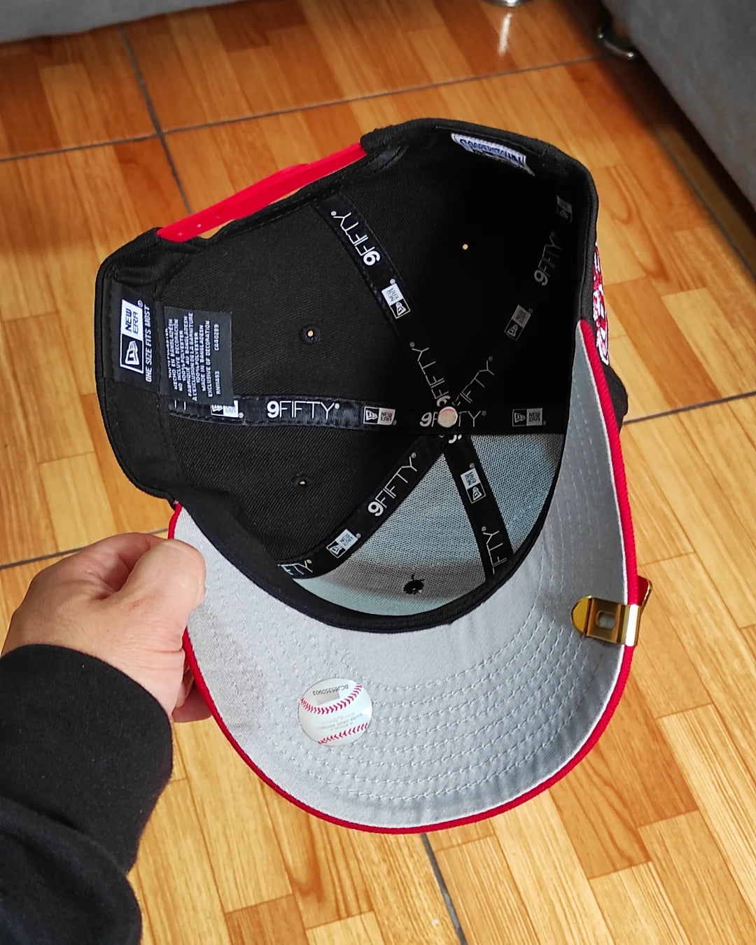 New Era Anaheim Angels 50th aniversario black Red 9 FIFTY Snapback