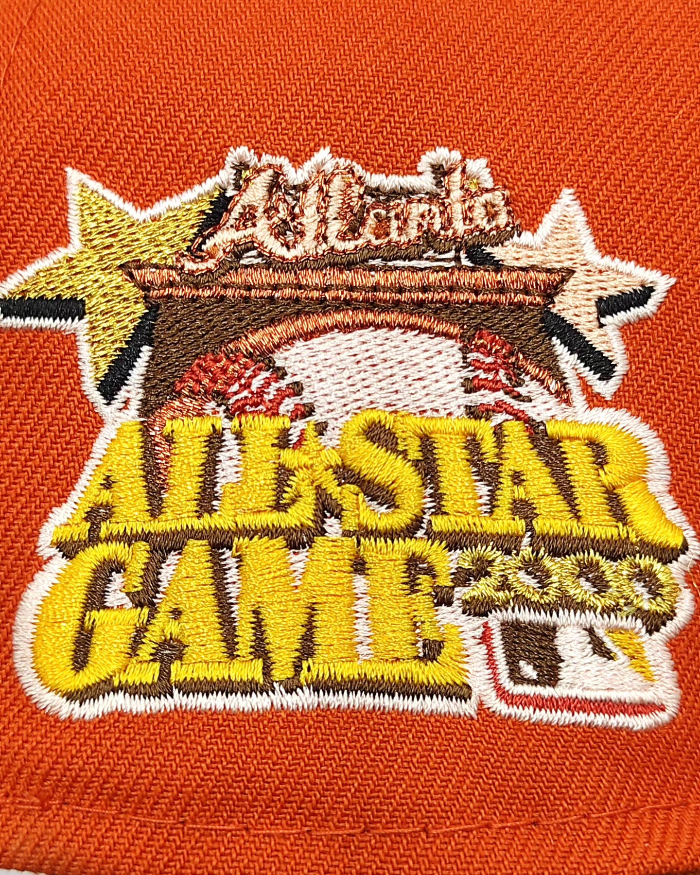New Era Atlanta braves all star game 2000 golden rust two tone edition 59fifty fitted hat