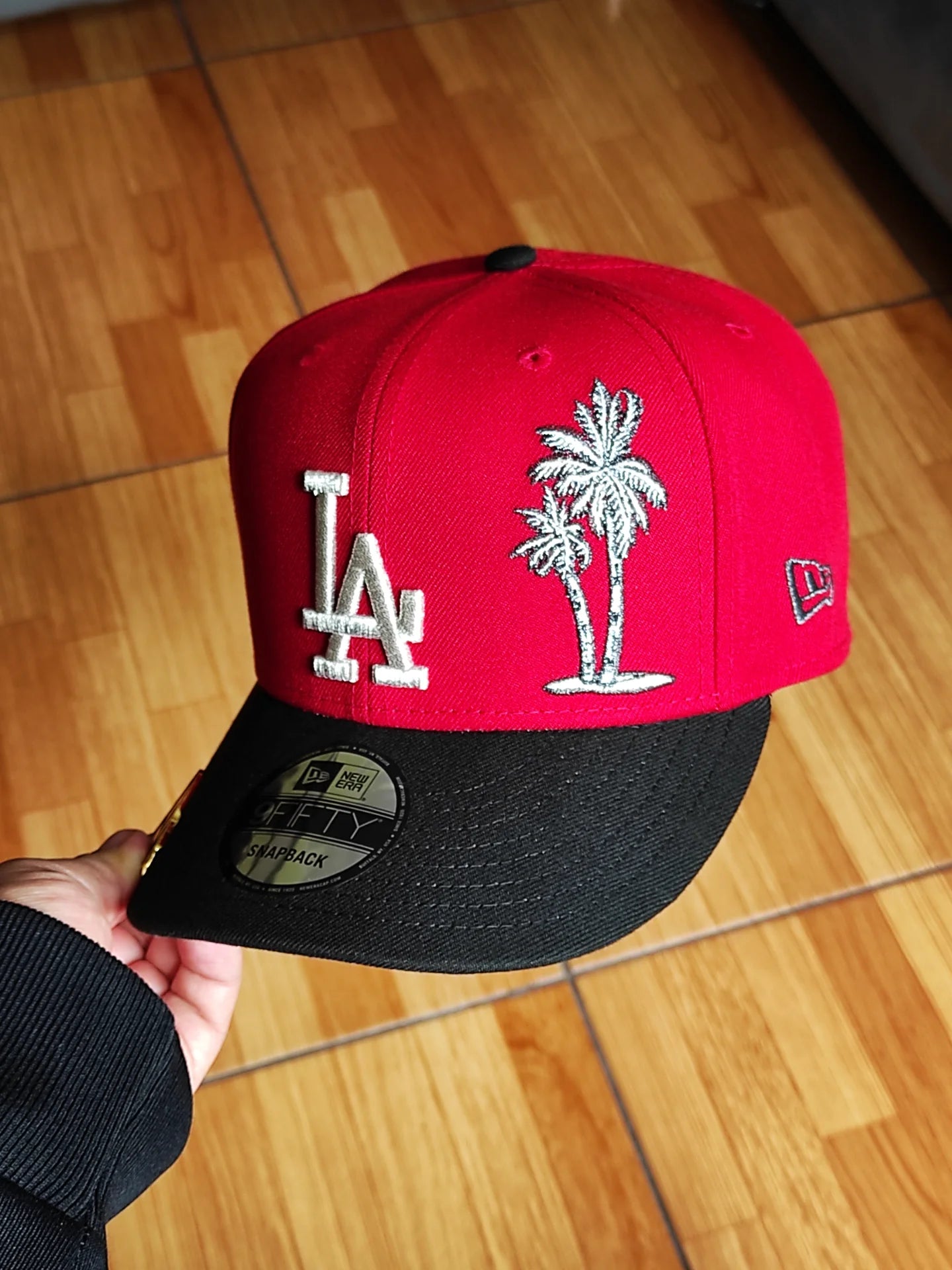 New Era Los Angeles Dodgers palm 🌴two Tone red black 9FIFTY snapback