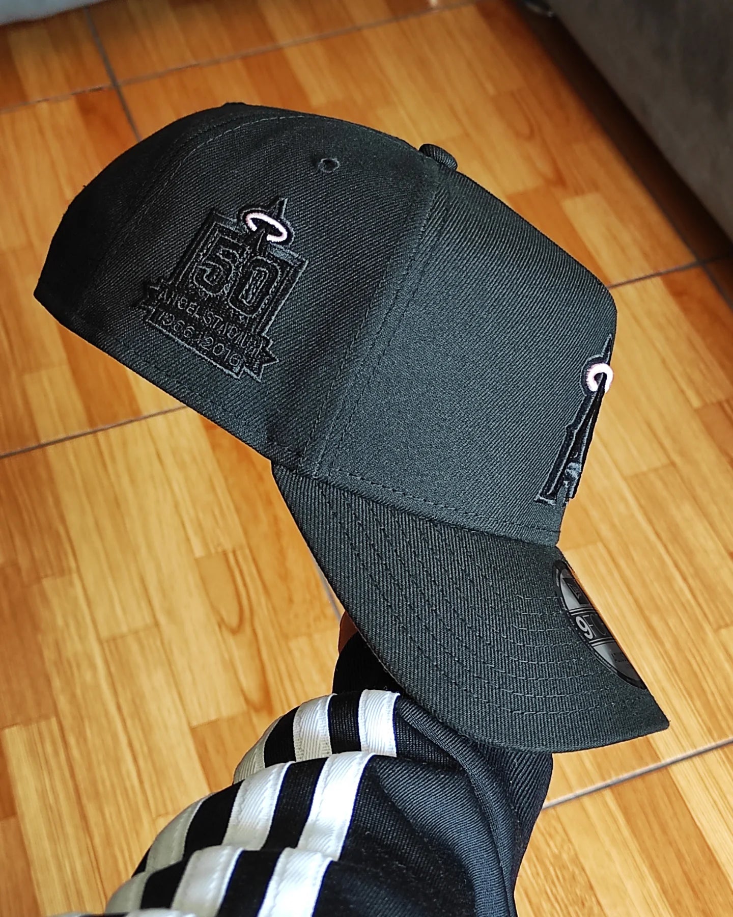 New Era Anaheim Angels black/pink 9 FORTY A-FRAME