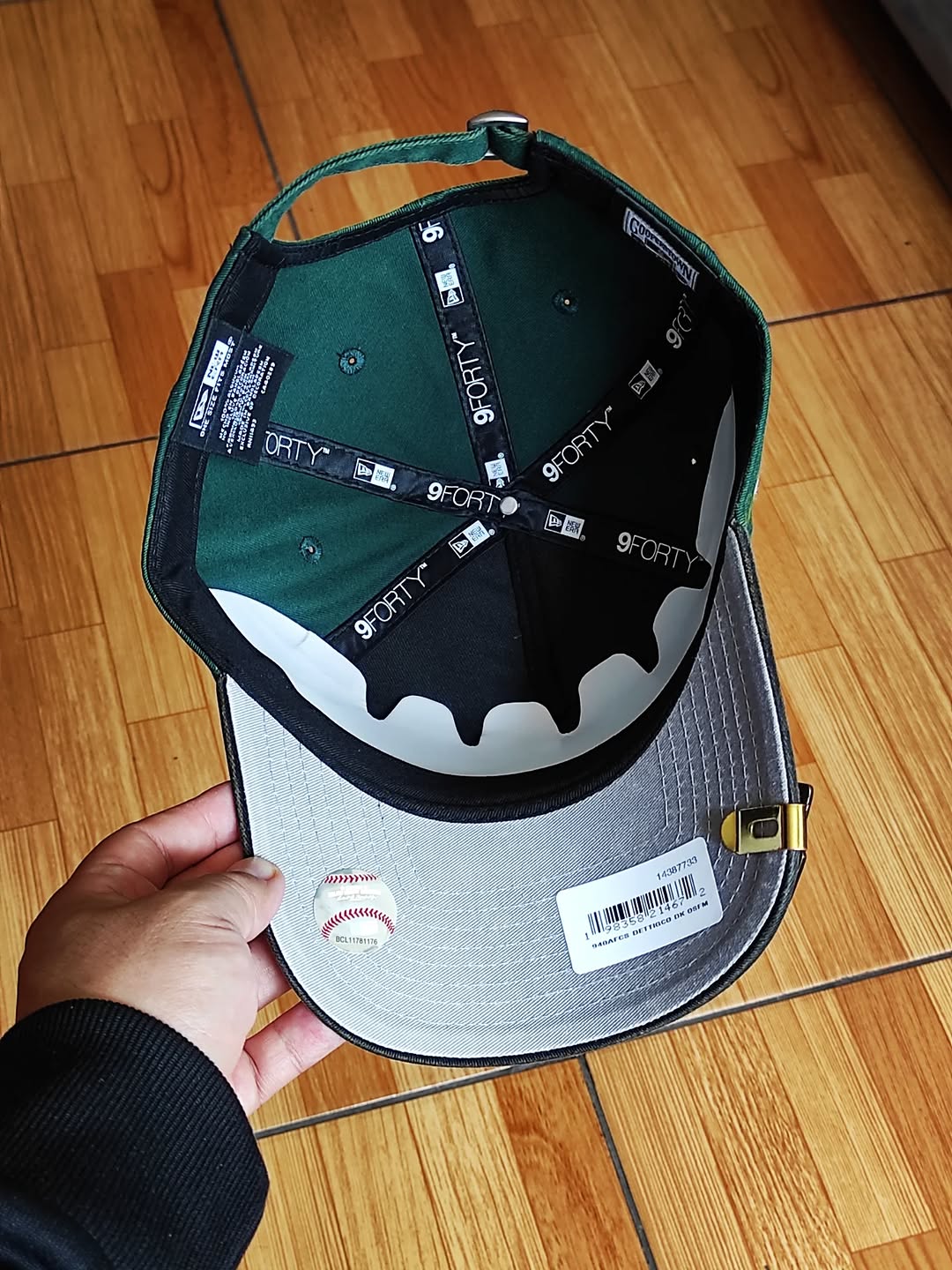 New era Detroit tigers DENIM green 9FORTY A-FRAME Snapback