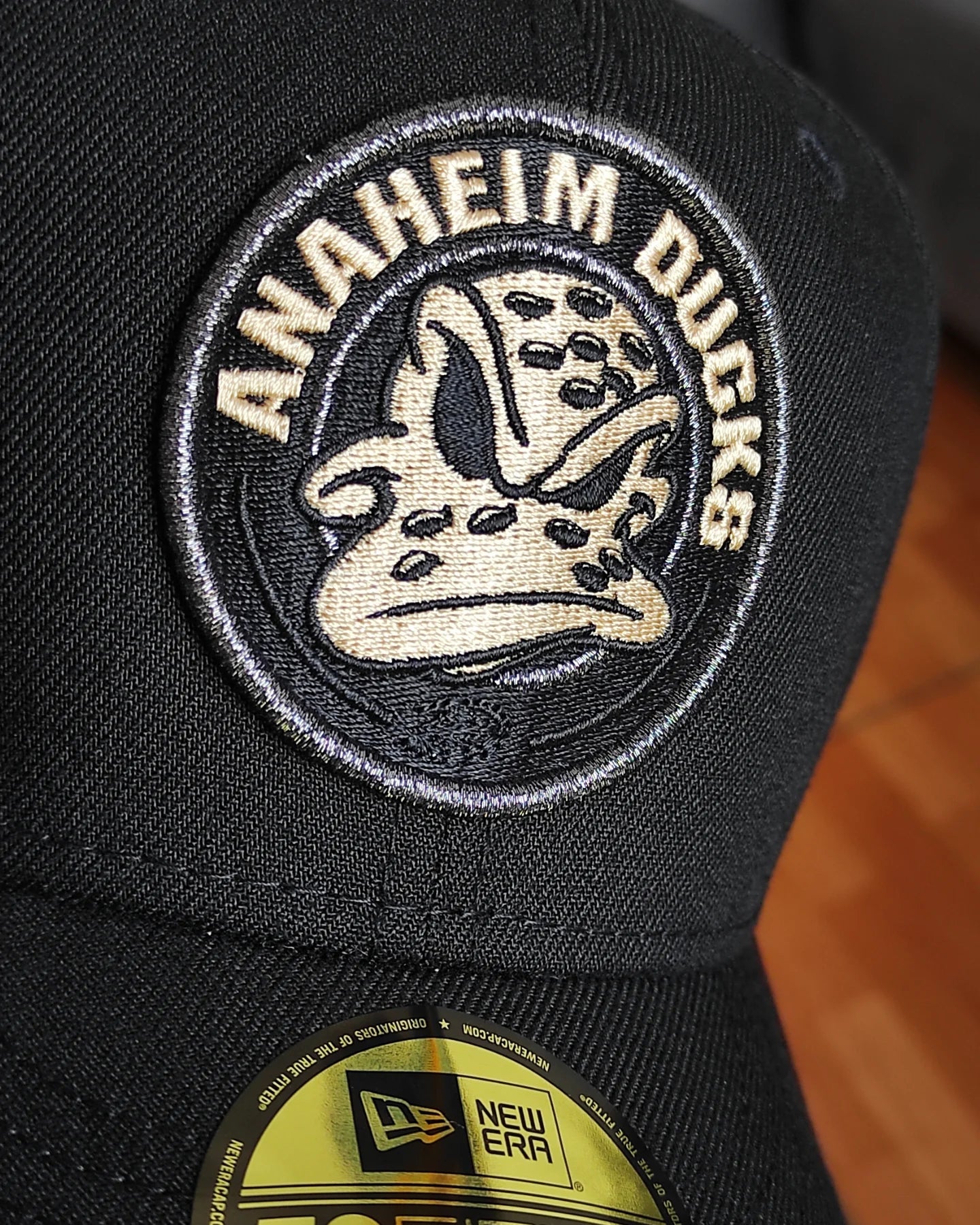New Era Anaheim Ducks 30th Anniversary Black Prime Edition 59Fifty Fitted Hatp
