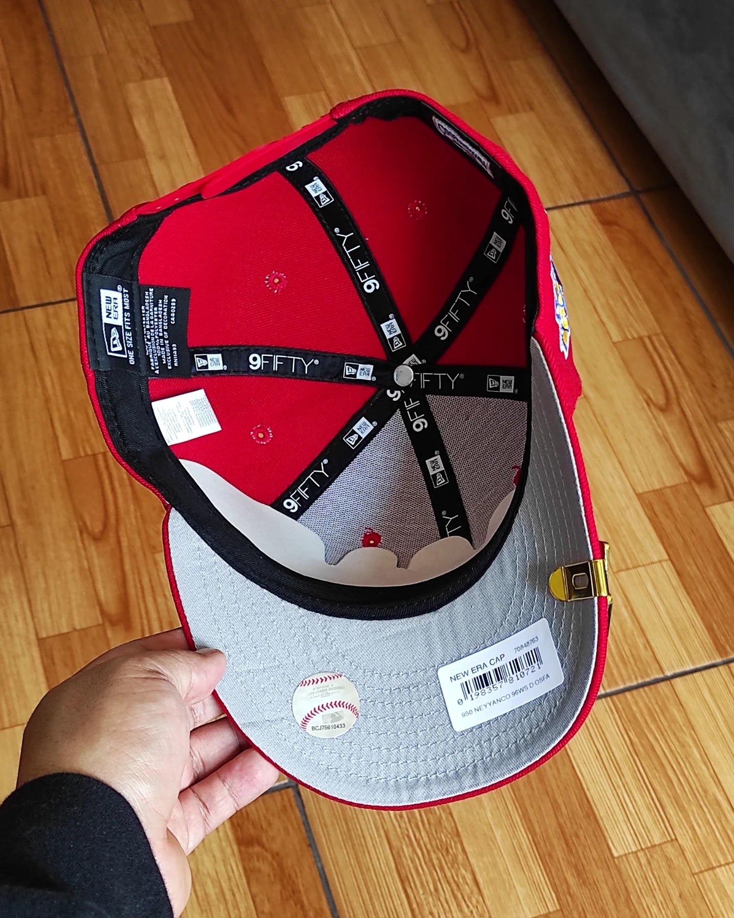 New Era las New York Yankees world series 1999 roja 9 FIFTY Snapback