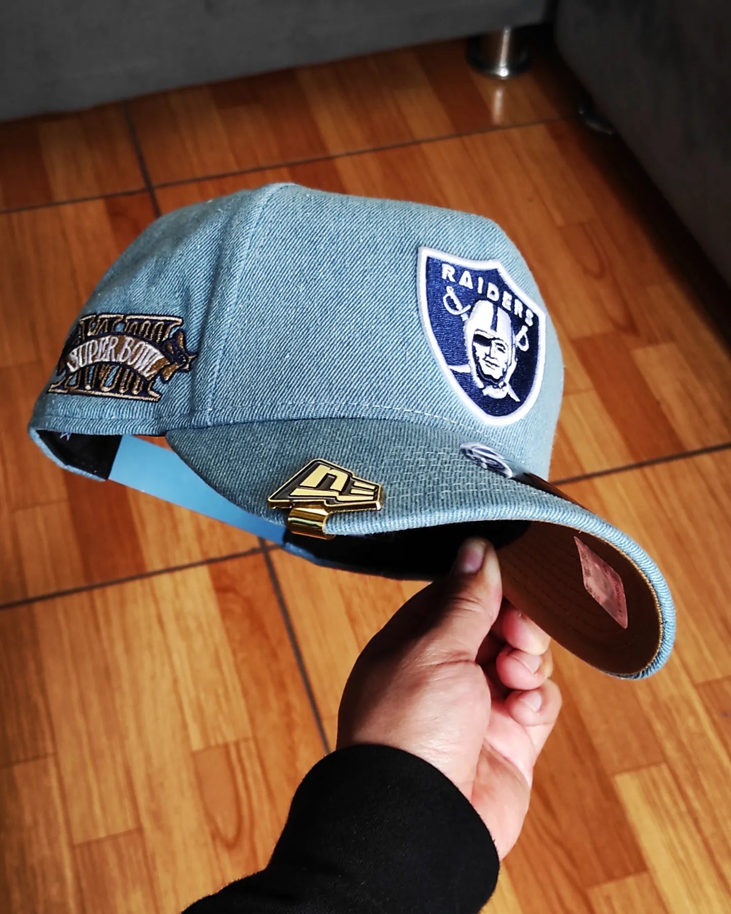 New Era Las Vegas Raiders DENIM👖super Bowll 9FORTY AFRAME