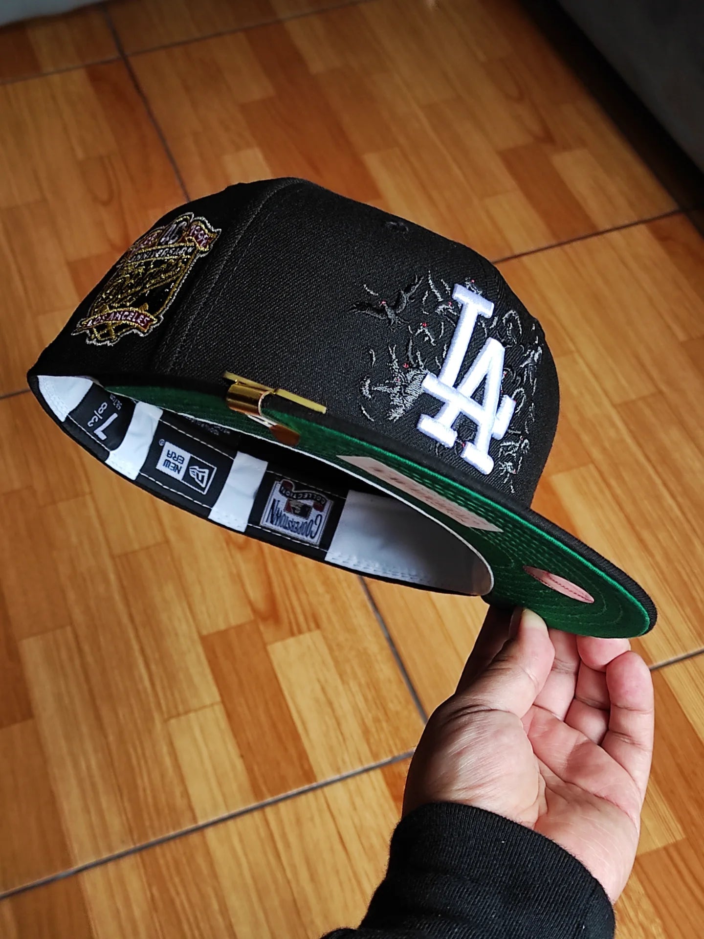 New Era Los Angeles Dodgers 40th Anniversary Black Crows Edition 59Fifty Fitted Hat