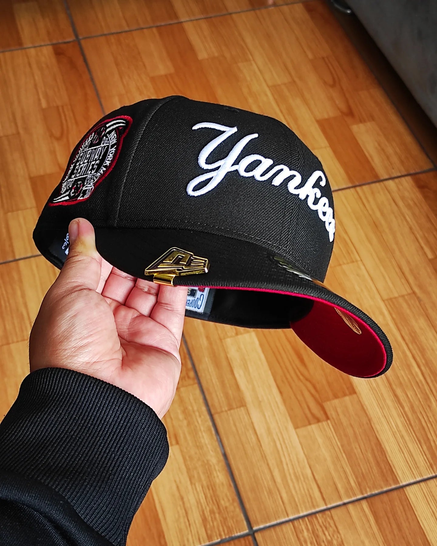 New Era New York Yankees Subway Series 2009 Black and Red Edition 59Fifty Fitted Hat