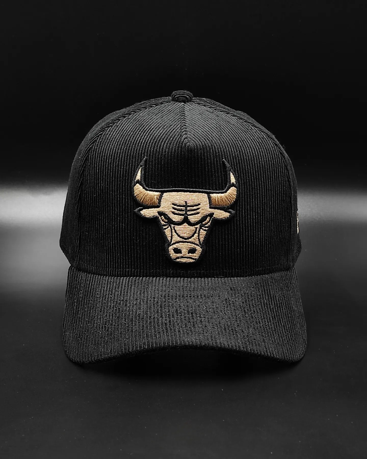 New Era Chicago Bulls "Corduroy Black" 9 Forty A-FRAME snapback