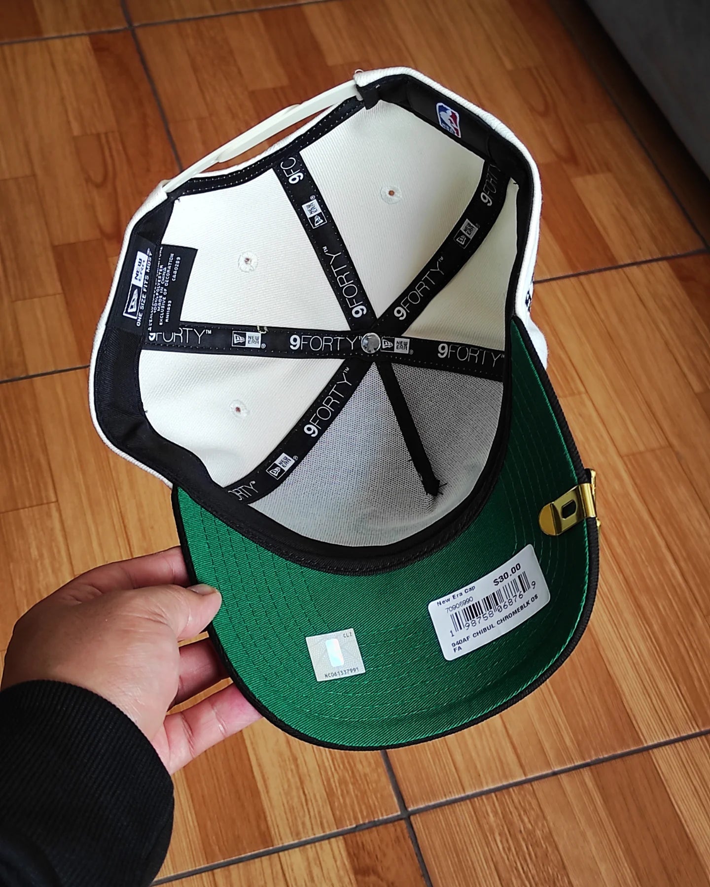 New Era Chicago Bulls Chrome black two tone 9forty a-frame