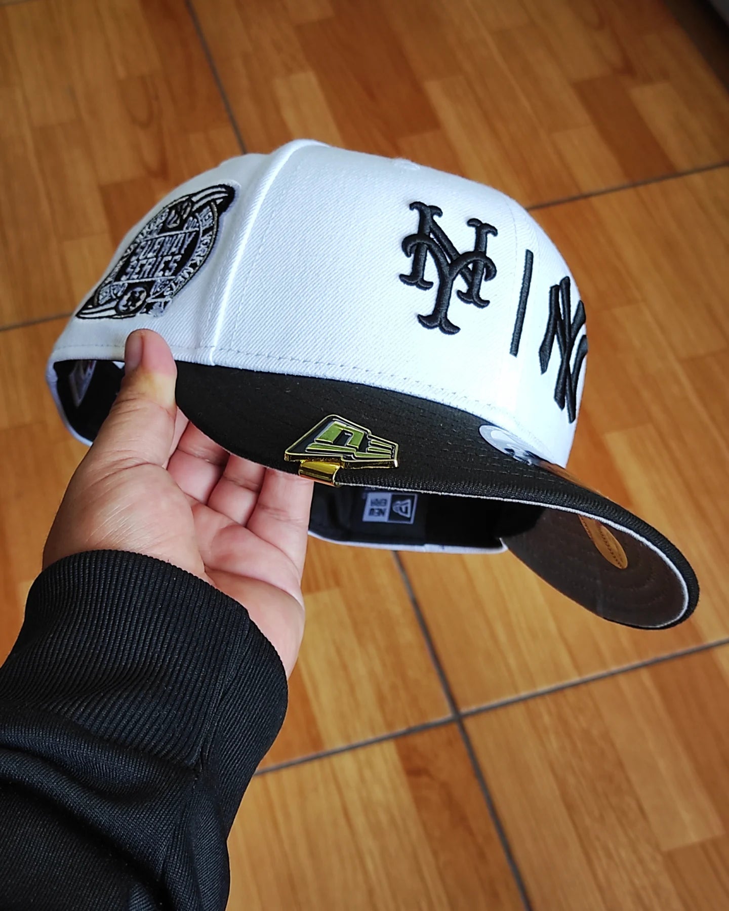 New Era New York Yankees vs Mets Subway Series black and White 9 FIFTY Snapback