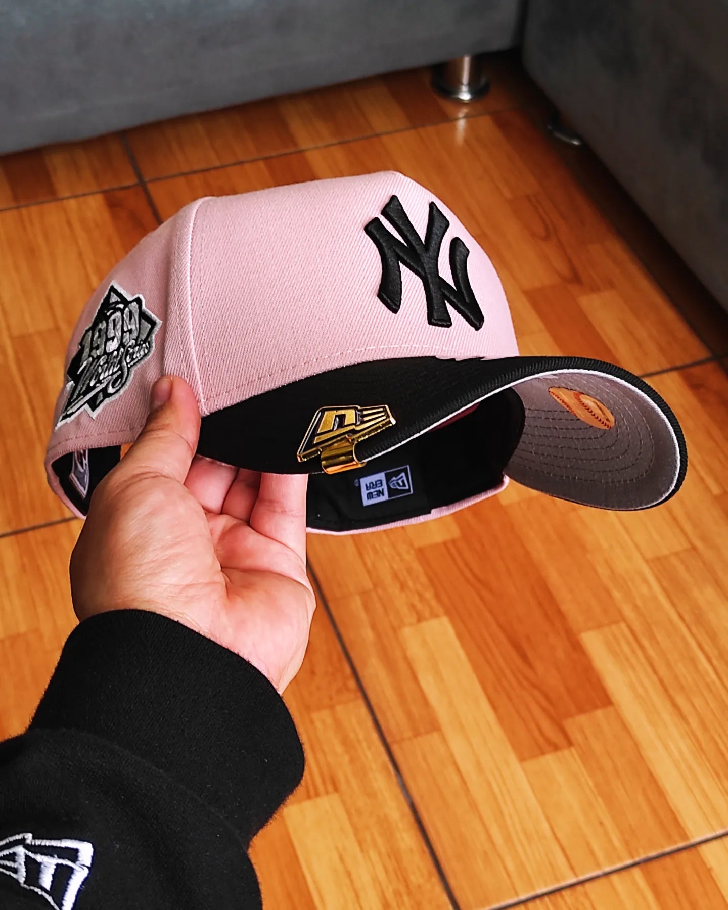 New Era New York Yankees black pink 9 forty A-FRAME