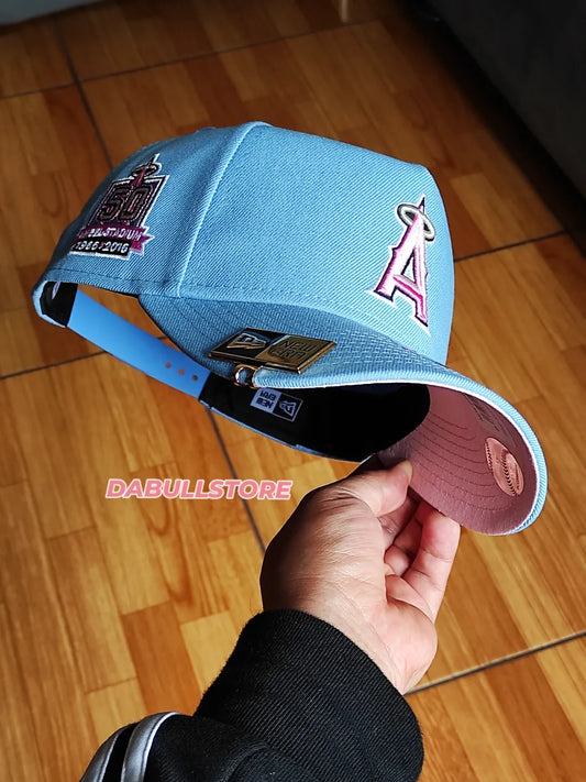 NewEra Anaheim Angels 50TH aniversario blue sky 9Forty A-FRAME SNAPBACK