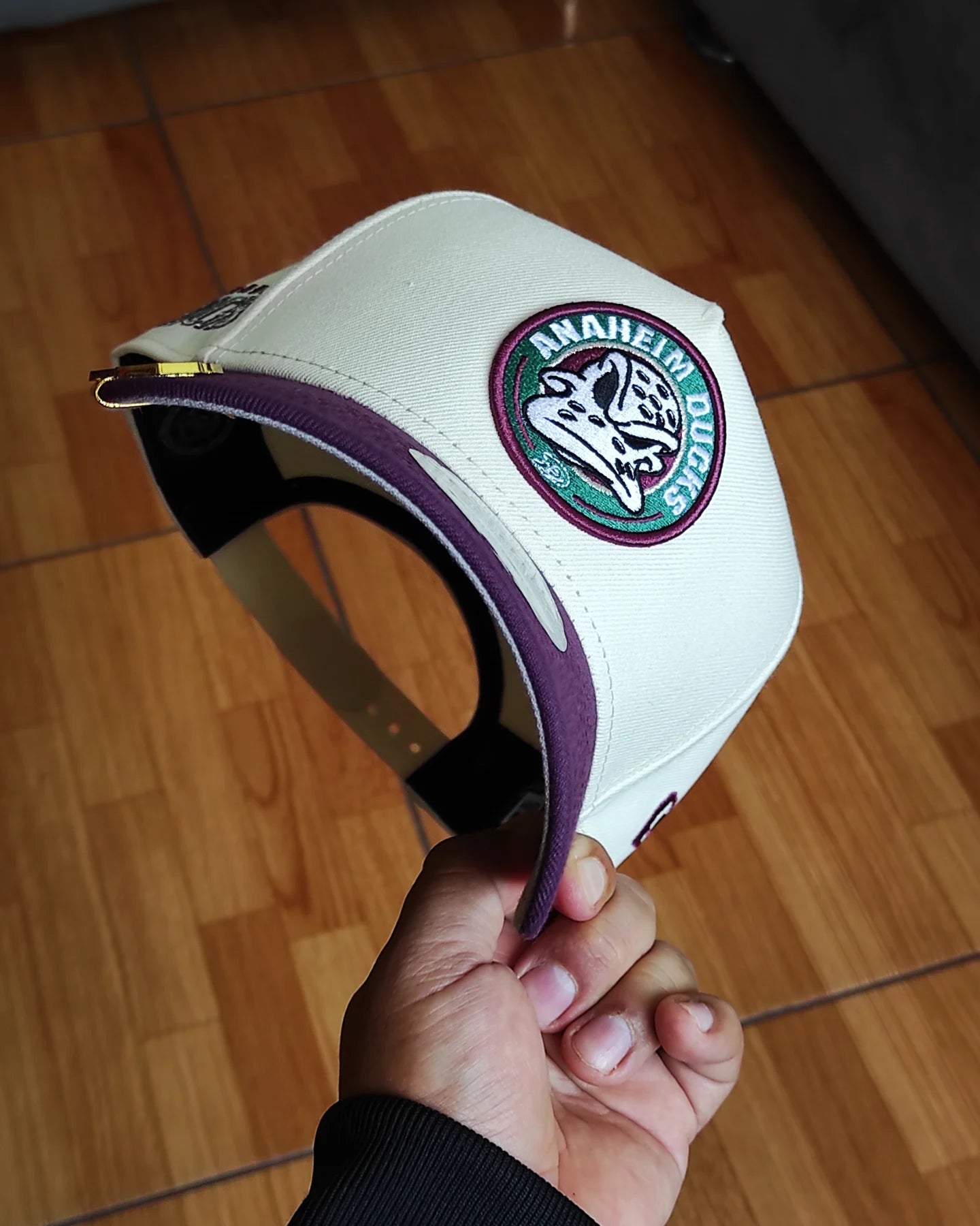New Era Anaheim Ducks Chrome Two Tone Edition 9Forty A Frame snapback