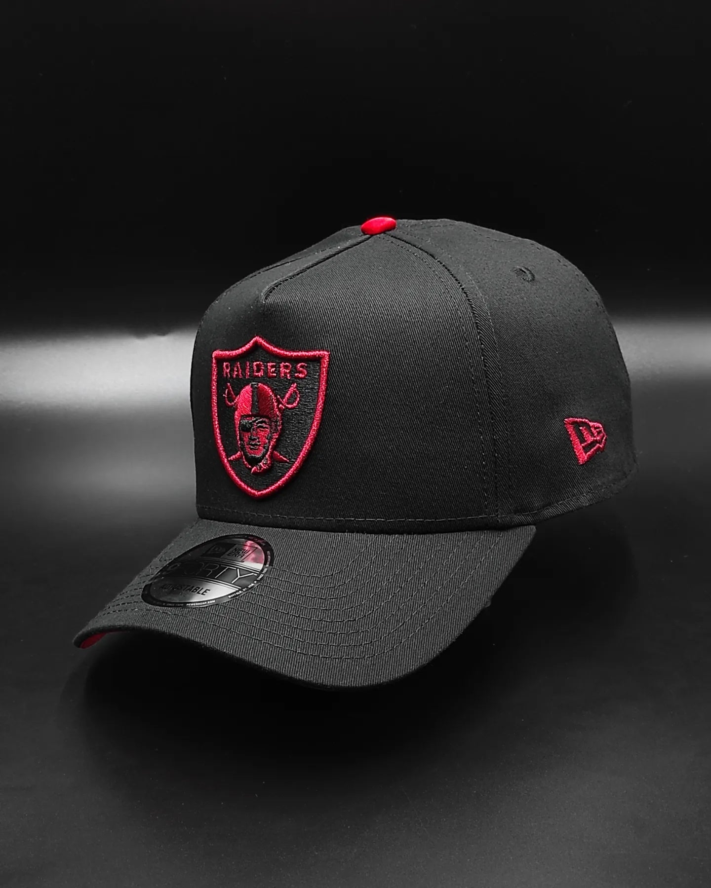 New Era Oakland Raiders 'Negro & Scarlet' 9FORTY A-Frame Snapback