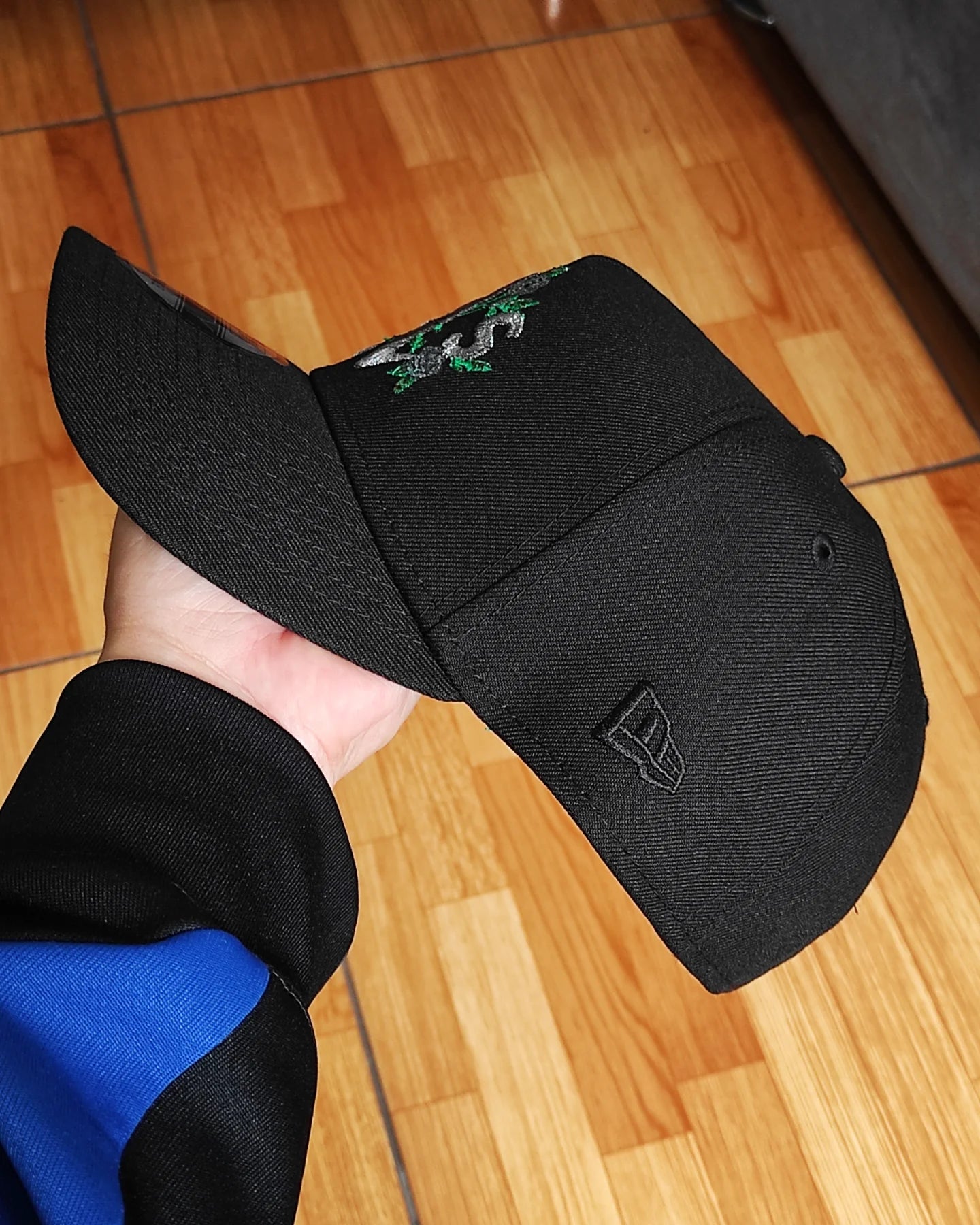 New Era Oakland Athletics Black Metallics 9Forty A Frame Snapback Hat