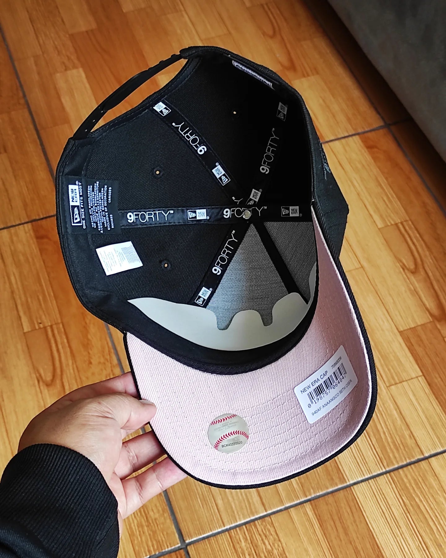 New Era Anaheim Angels black/pink 9 FORTY A-FRAME