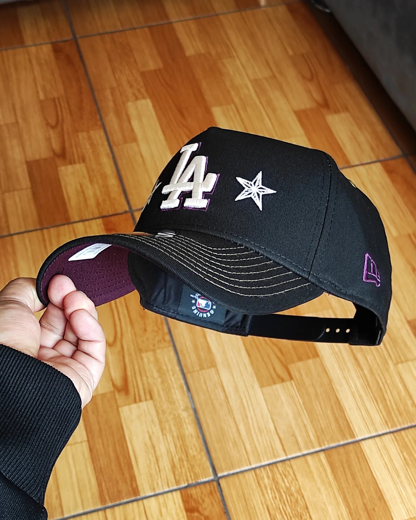 New Era Los Angeles Dodgers Star ✨ black/purple 9 FORTY A-FRAME