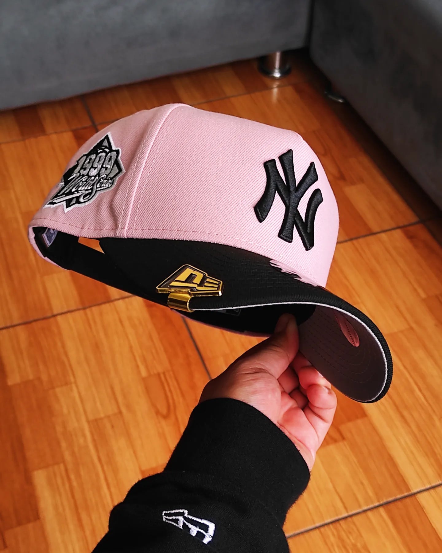 New Era New York Yankees black pink 9 forty A-FRAME