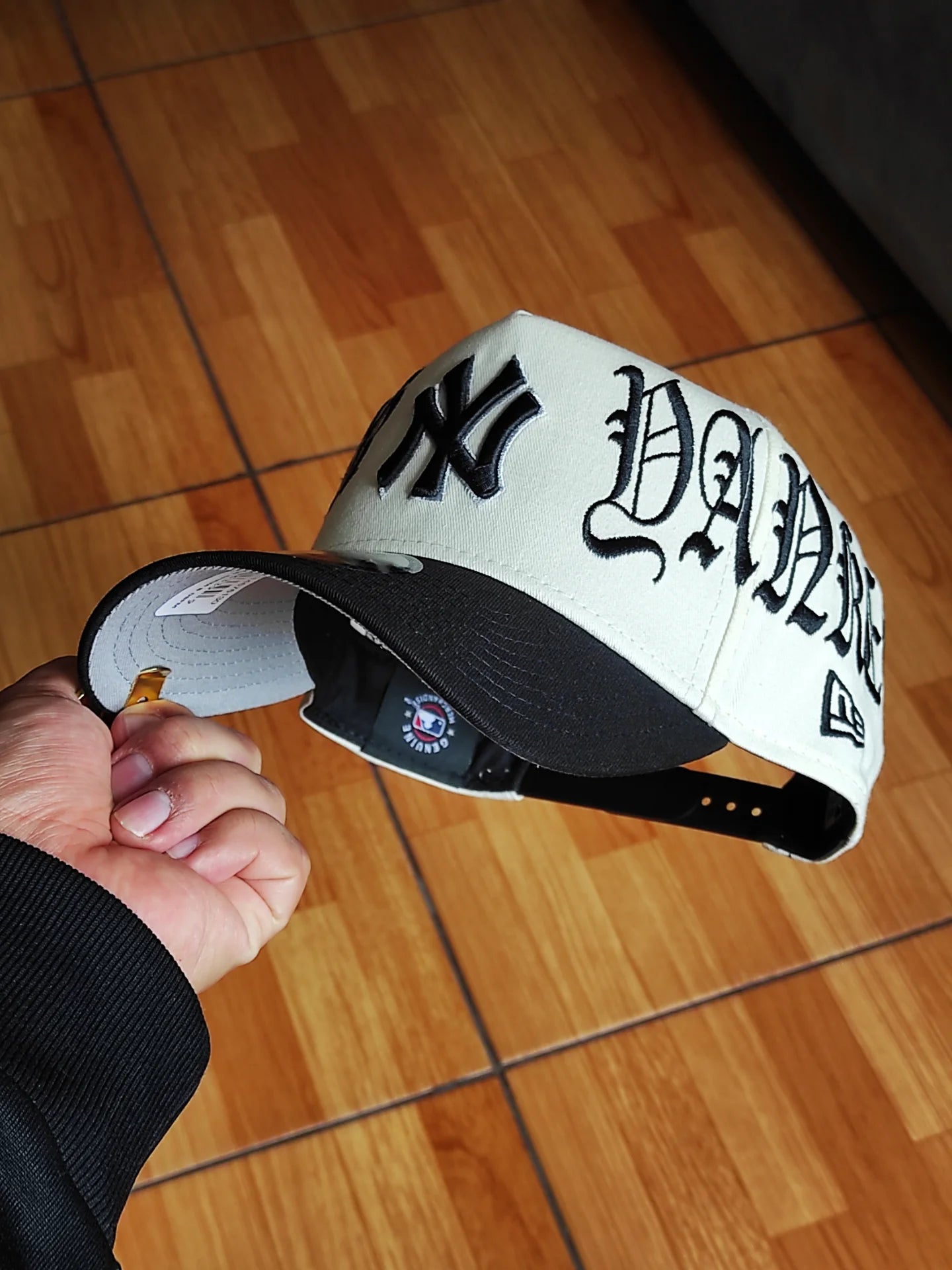New Era New York Yankees gótica Chrome black Two tone 9FORTY A-FRAME
