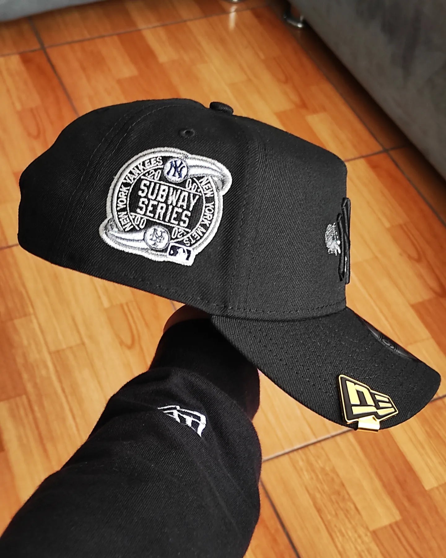 New Era New York Yankees Black Rose Subway Series 2000 9Forty A Frame Snapback