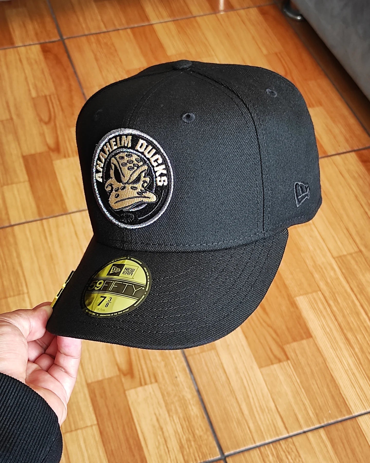 New Era Anaheim Ducks 30th Anniversary Black Prime Edition 59Fifty Fitted Hatp