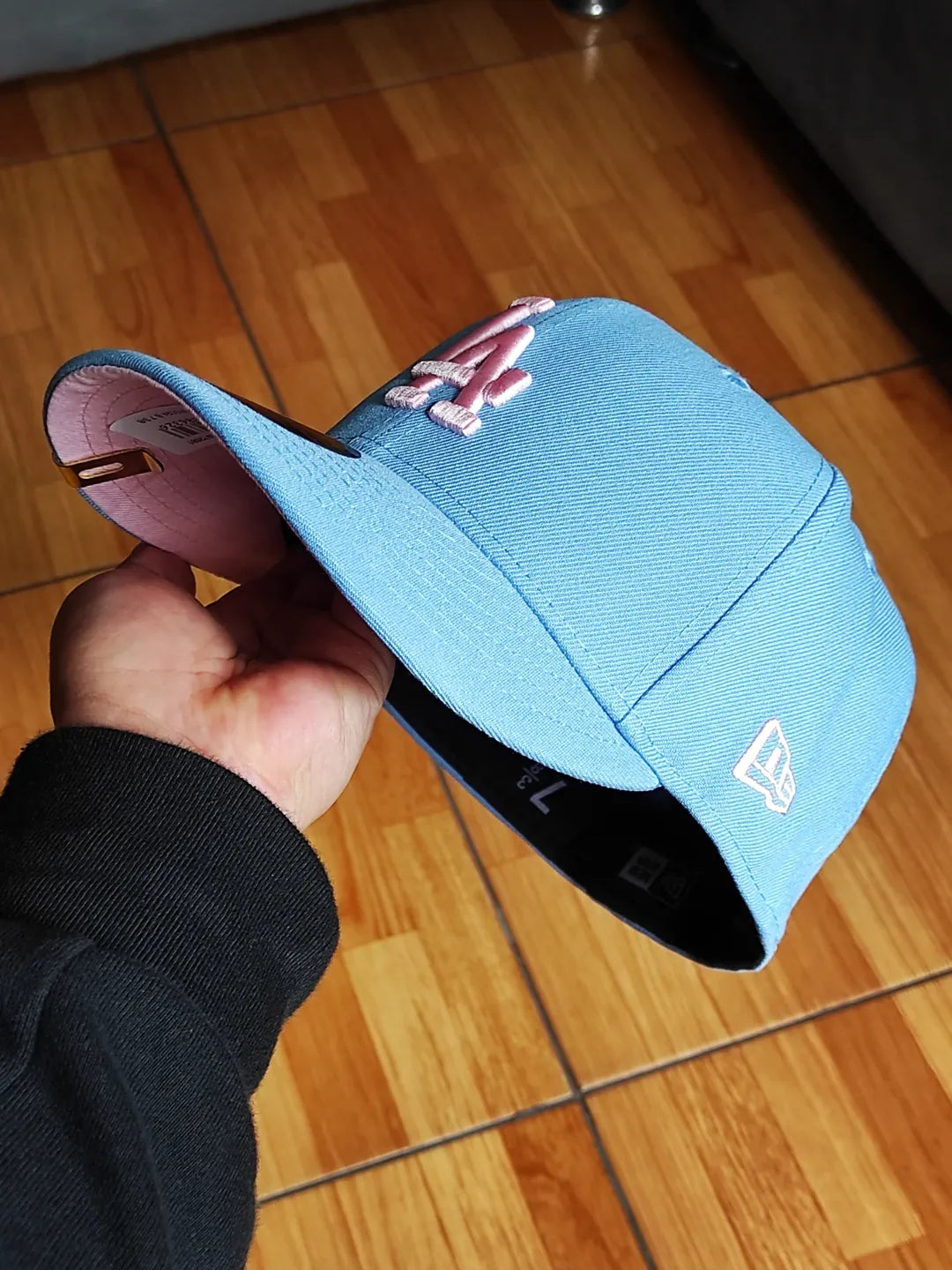 New Era Los Angeles Dodgers world series champions 2024 sky pink 59fifty