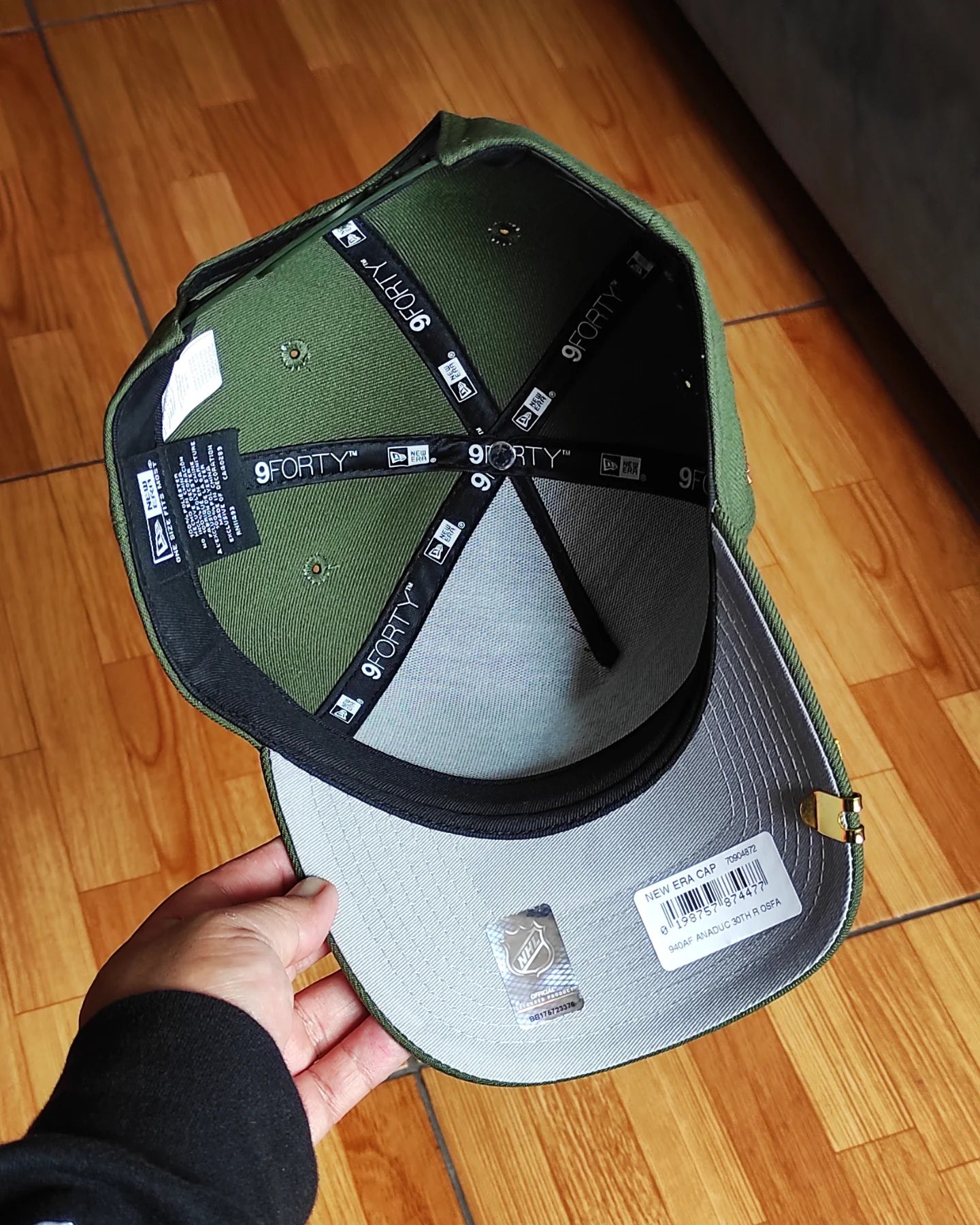 New Era Anaheim Ducks 30th Anniversary Horror Pack🔪 Green Edition 9Forty A Frame Snapback Hat