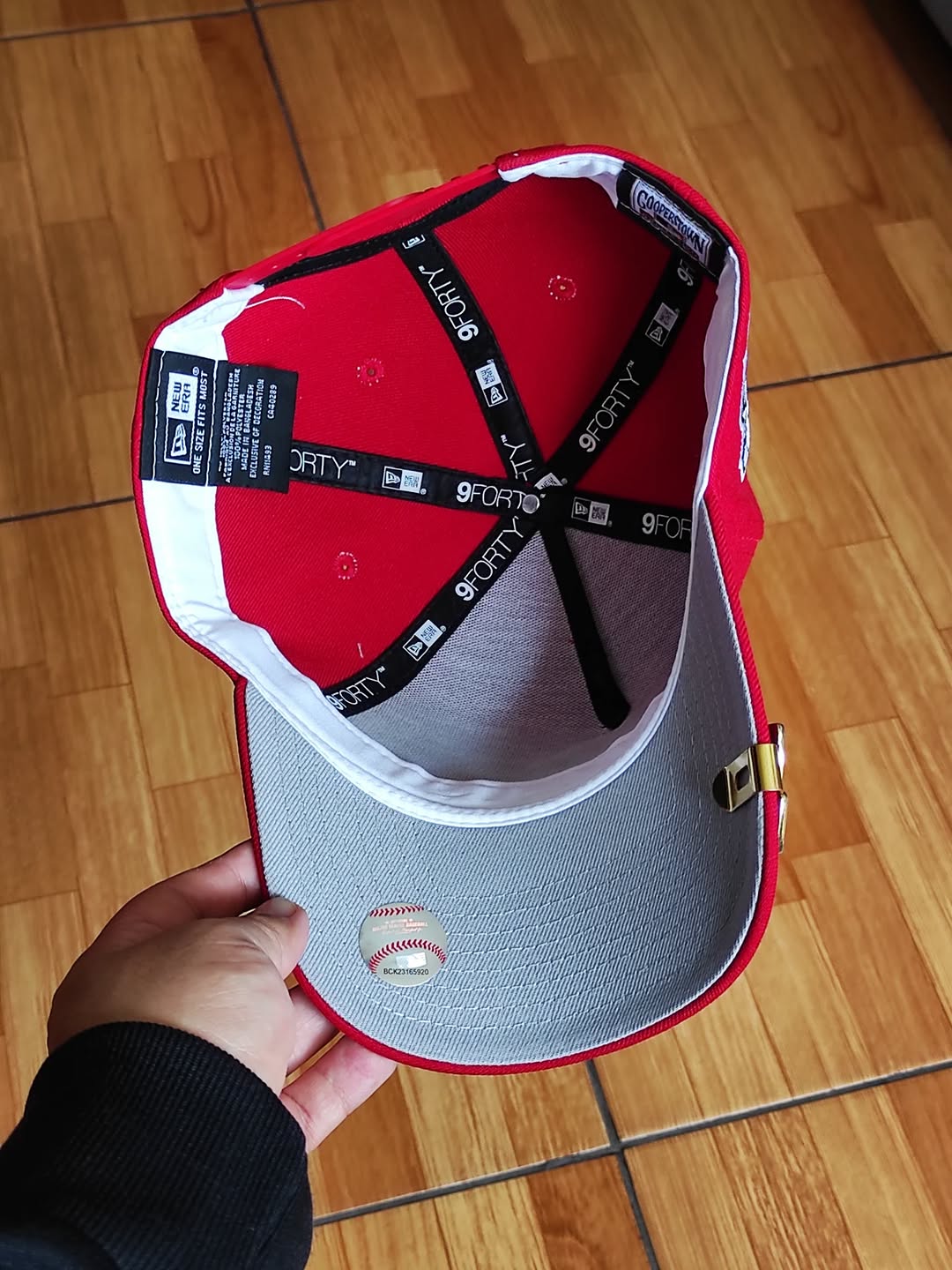 New Era New York Yankees red 9Forty A Frame Snapback Hat