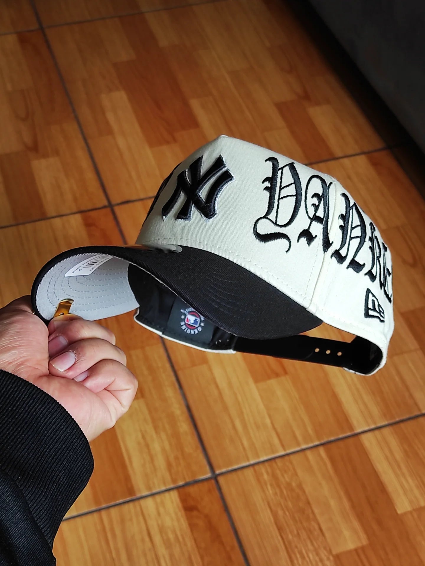 New Era New York Yankees gótica Chrome black Two tone 9FORTY A-FRAME
