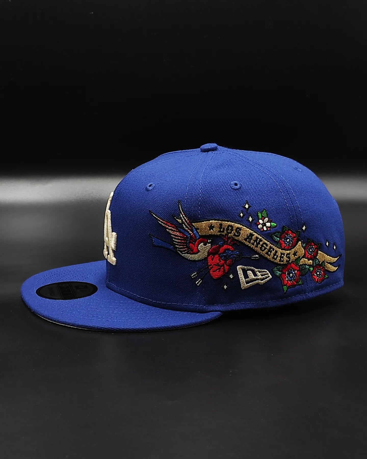 Los Angeles Dodgers Gray Bottom City Art Side Patch New Era 9Fifty Snapback - Royal Blue