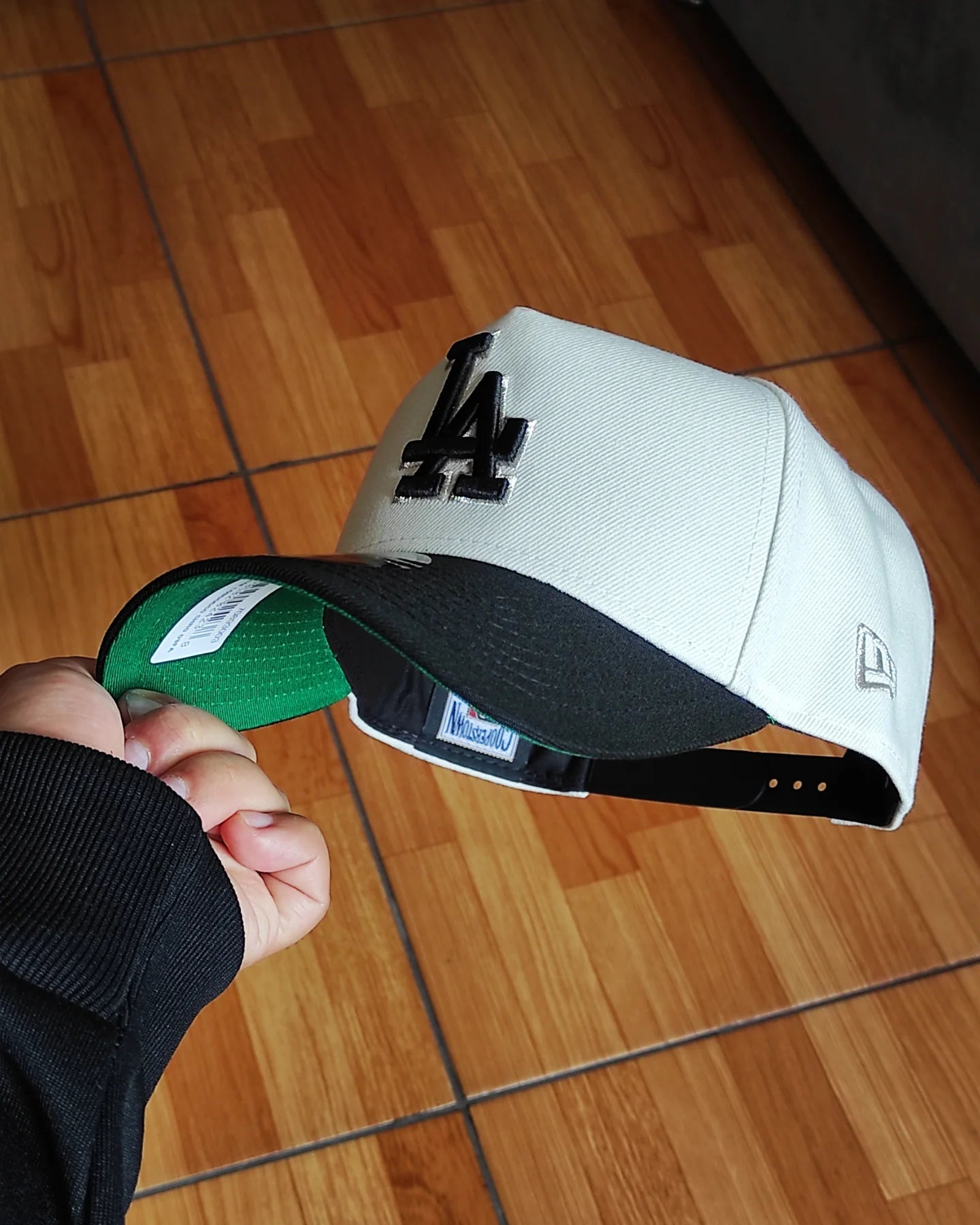 New Era Los Angeles Dodgers 60 Th aniversario Chrome black 9forty A-FRAME