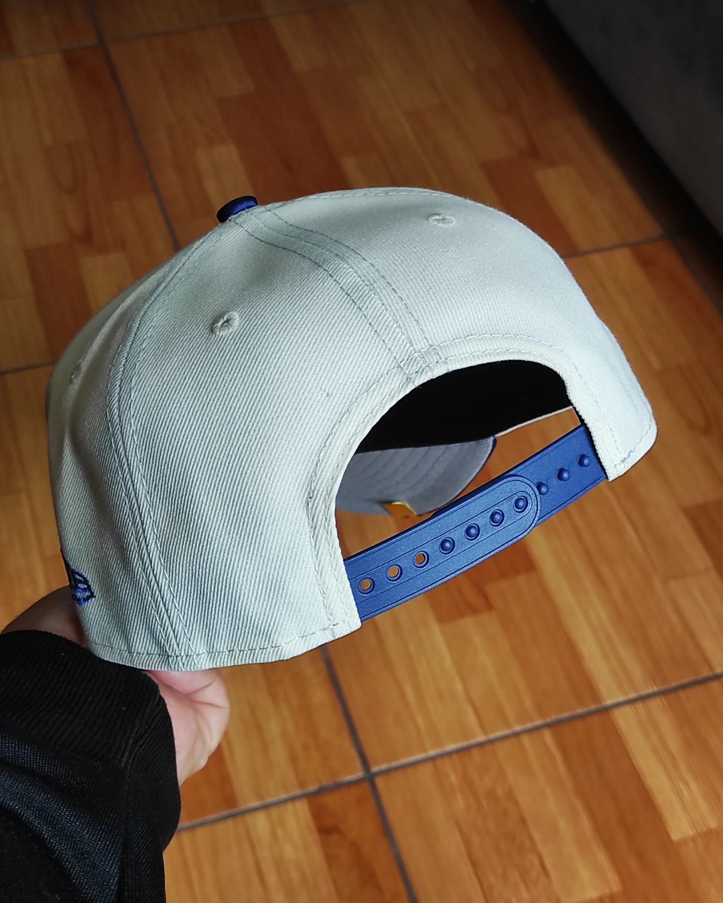 New Era Los Angeles Dodgers Chrome Satin Brim Two Tone 9Forty A Frame Snapback Hat