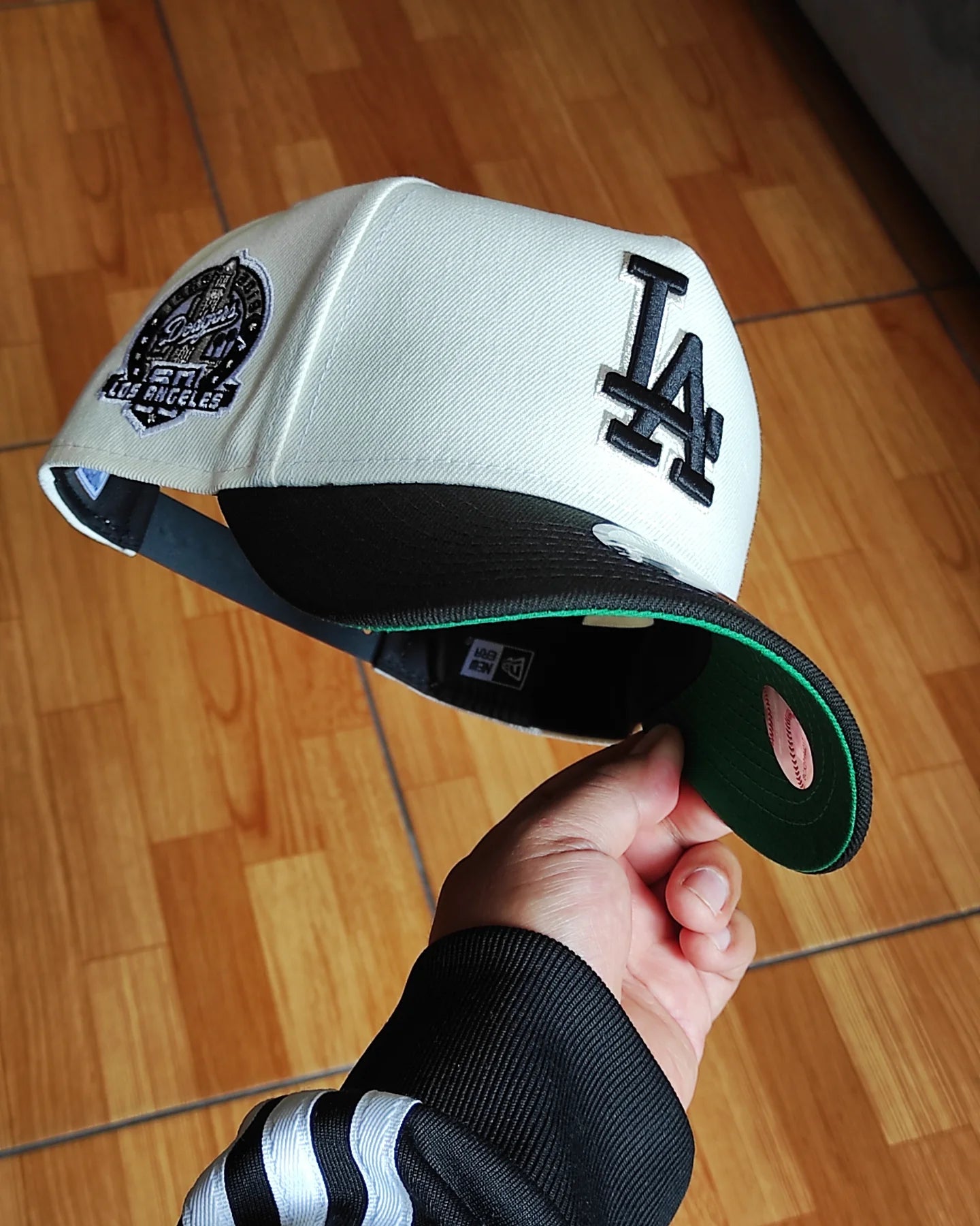 New Era Los Angeles Dodgers 60 Th aniversario Chrome black 9forty A-FRAME