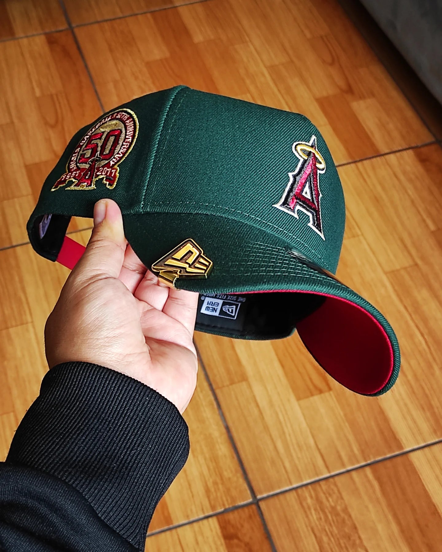 New Era Anaheim Angels 50th aniversario dark green 9FORTY A-FRAME SNAPBACK