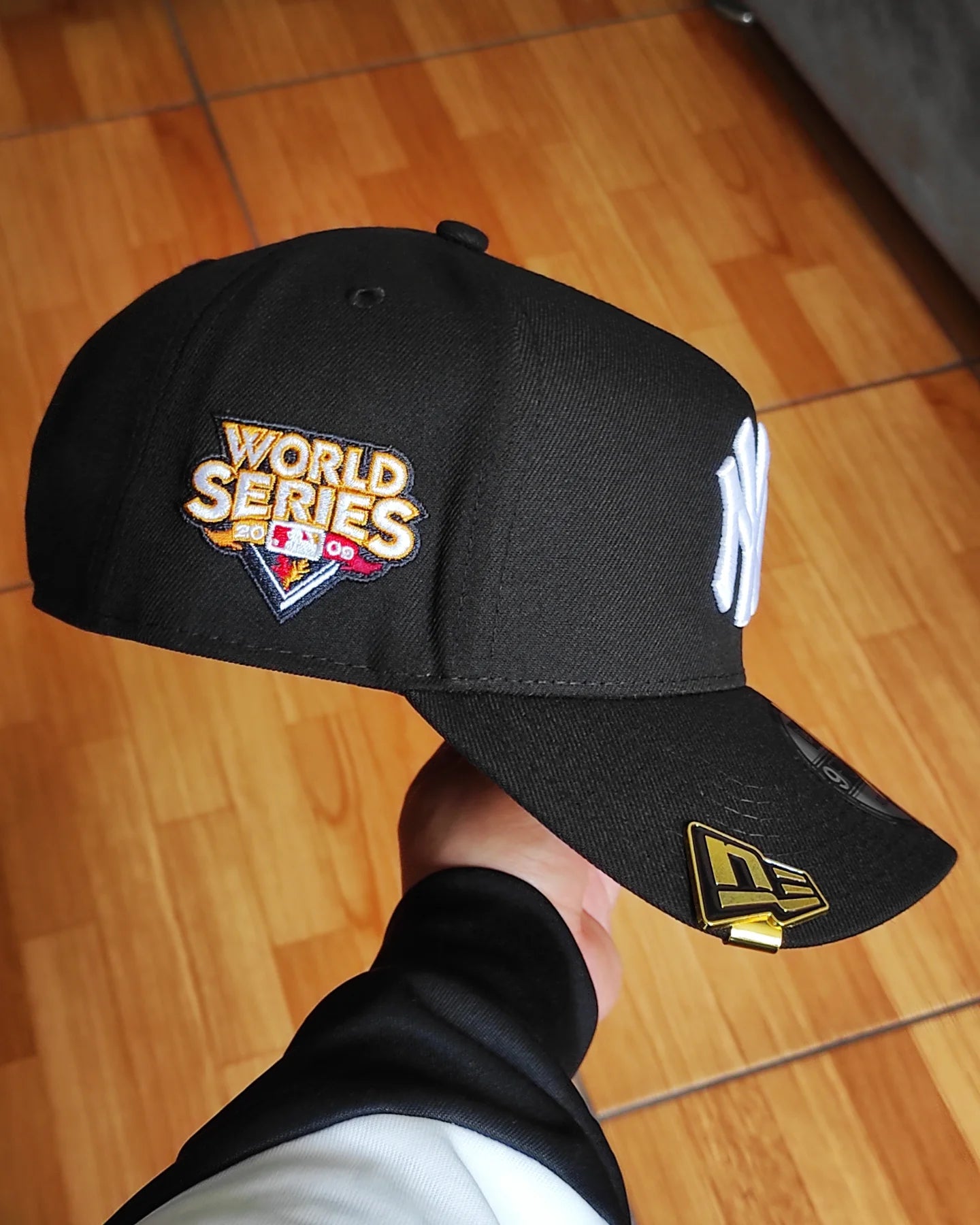 New York Yankees Black 2009 World Series 9Forty A-Frame Snapback