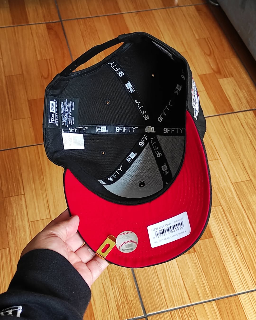 New Era New York Yankees world series 1999 black red 9 FIFTY Snapback