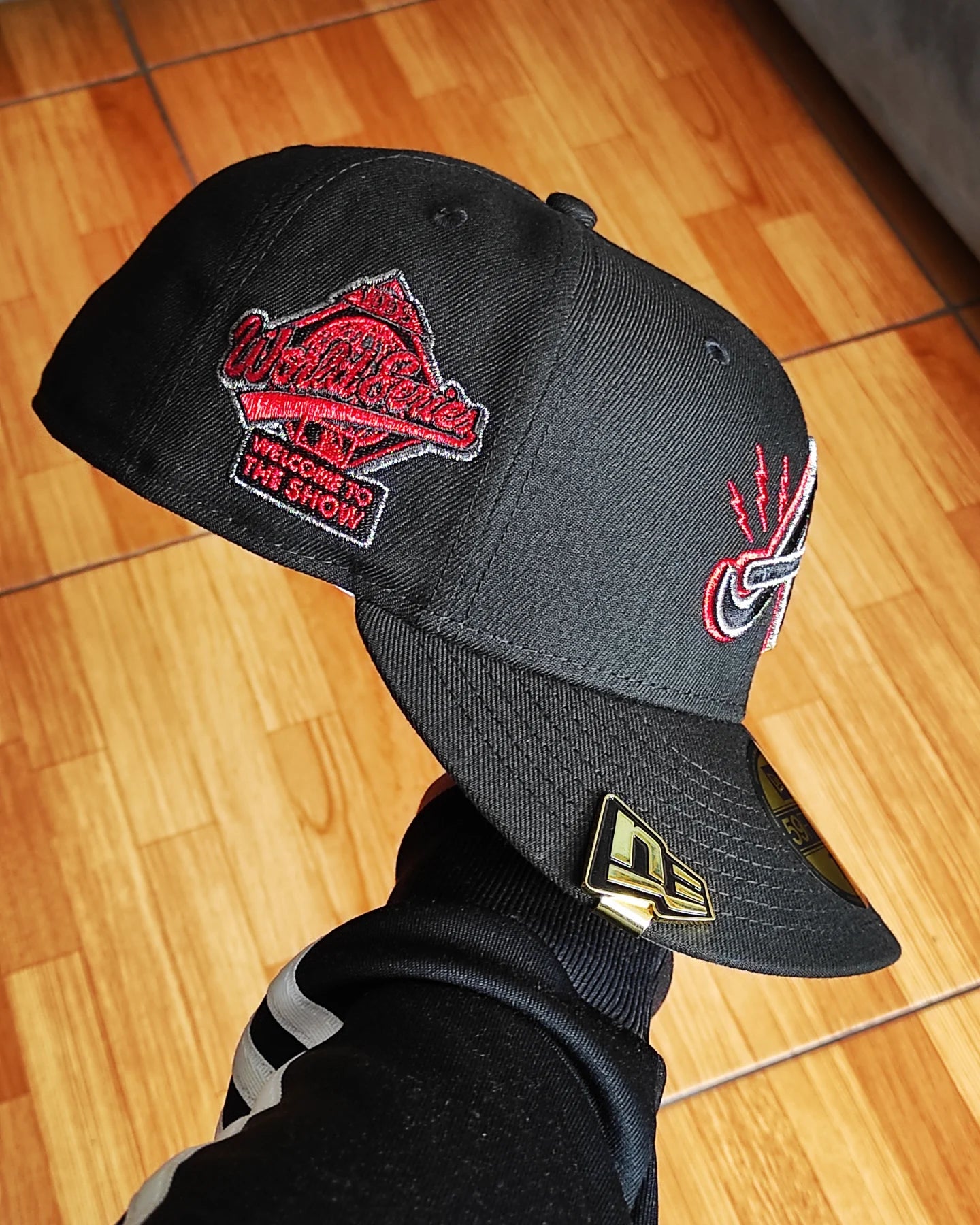 New Era Atlanta Braves World Series 1995 âš¡ Black Edition 59Fifty Fitted Hat