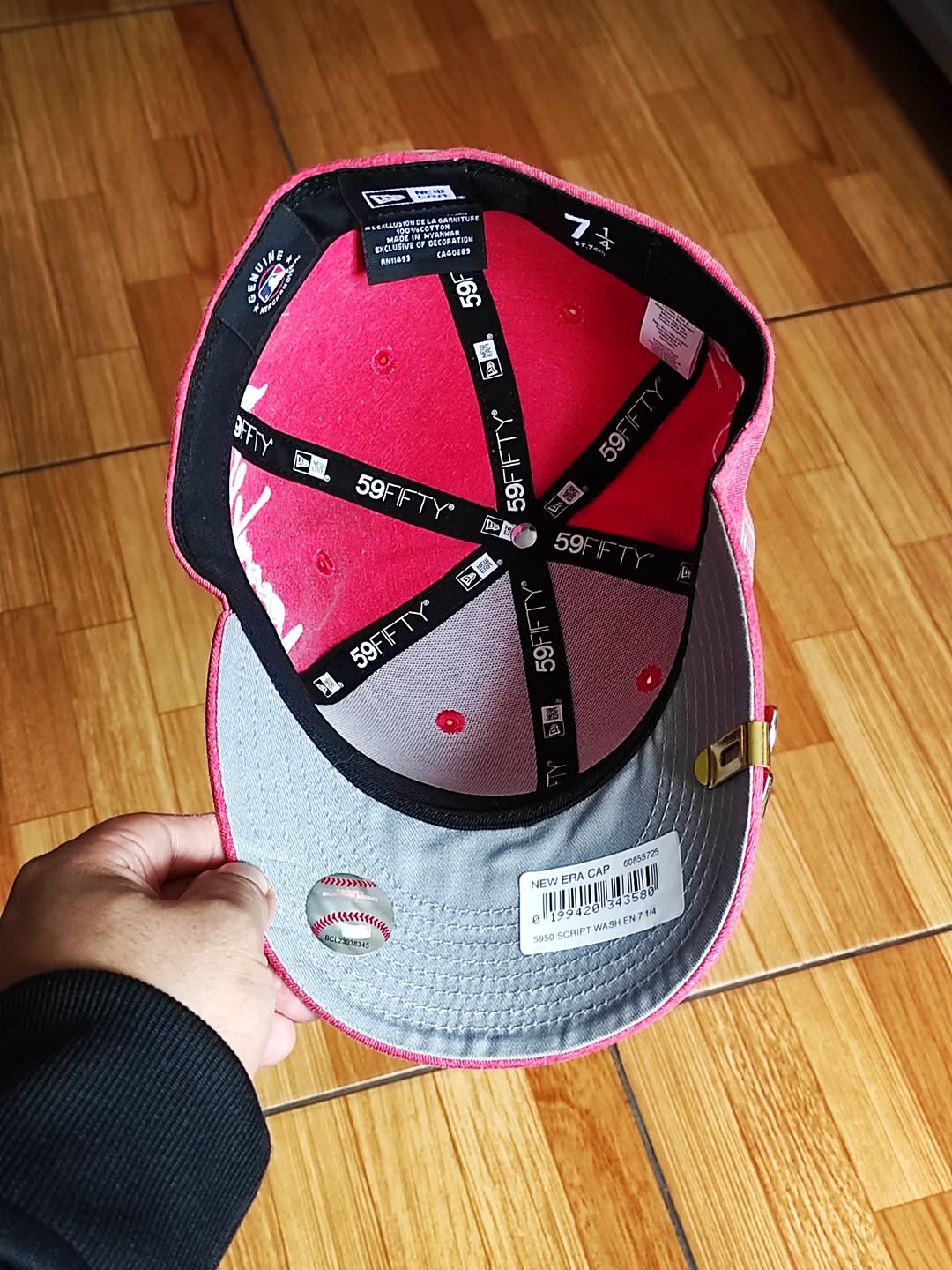 New Era New York Yankees mlb script coral 59fifty