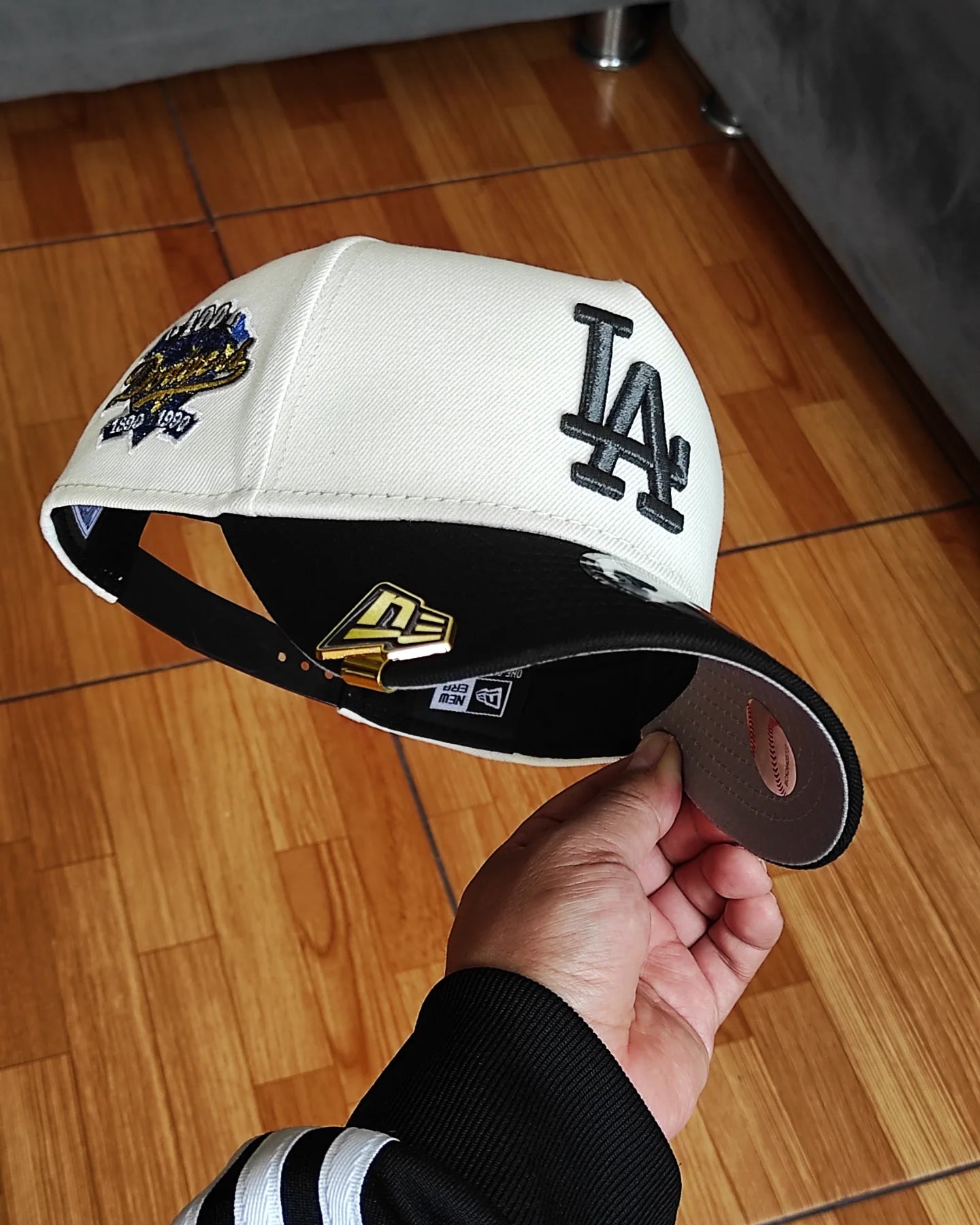 New Era Los Angeles Dodgers 100th Anniversary Chrome Black 9Forty