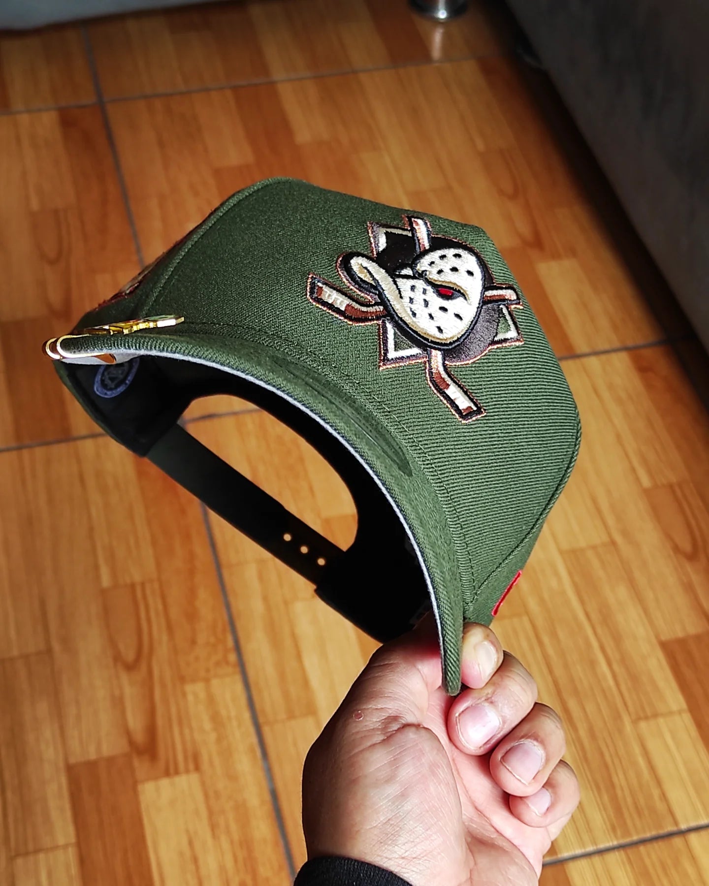 New Era Anaheim Ducks 30th Anniversary Horror Pack🔪 Green Edition 9Forty A Frame Snapback Hat