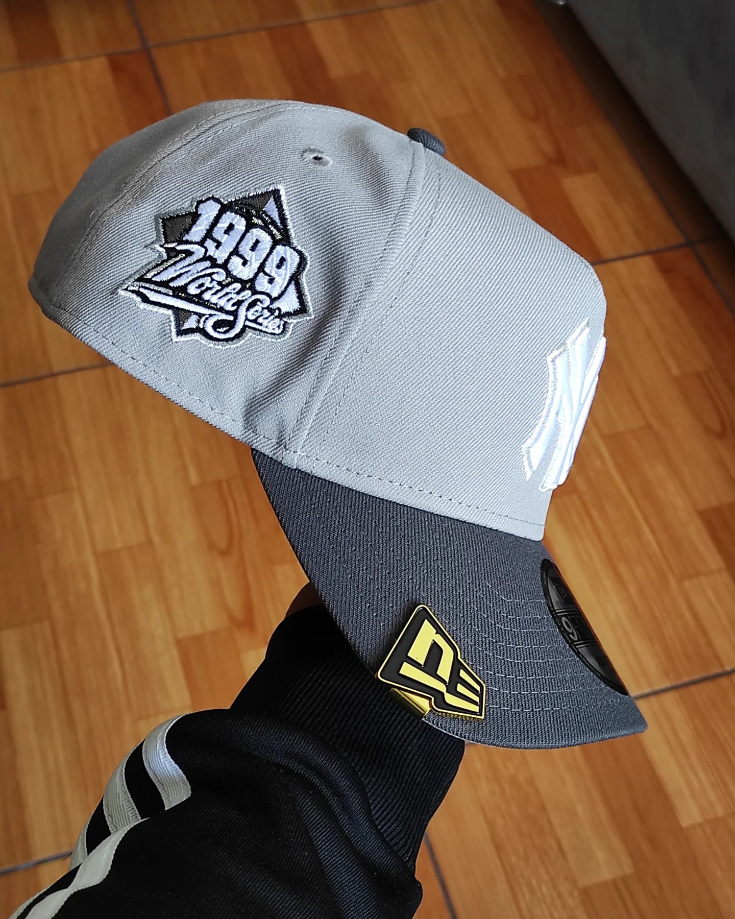 New Era New York Yankees world series 1999 grey two Tones 9FORTY A-FRAME