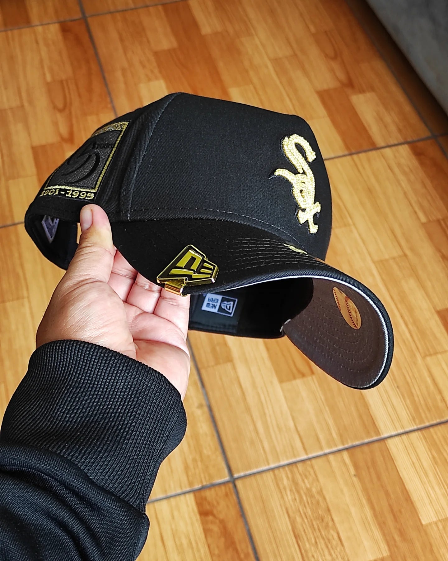 New Era White Sox ✨luxury black 9FORTY A-FRAME