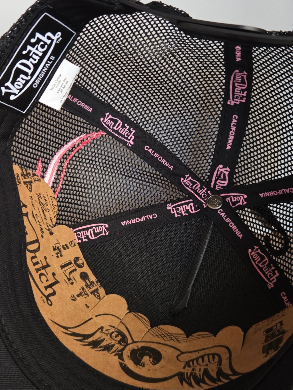 Von dutch trucker fire 🔥 cap black Exclusiva