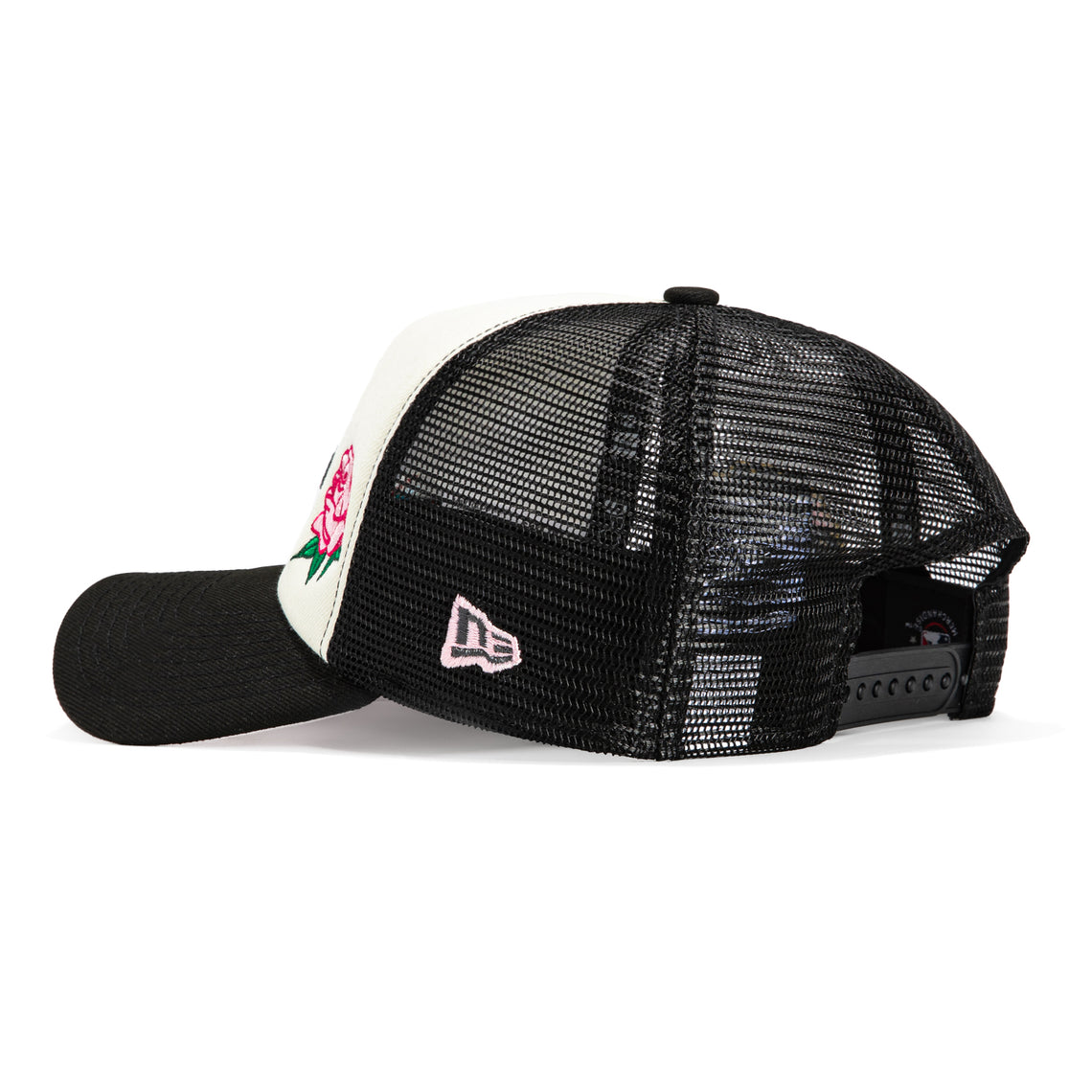 New Era A-FRAME foam Los Angeles dodgers 100th anniversary patch rose snapback hat