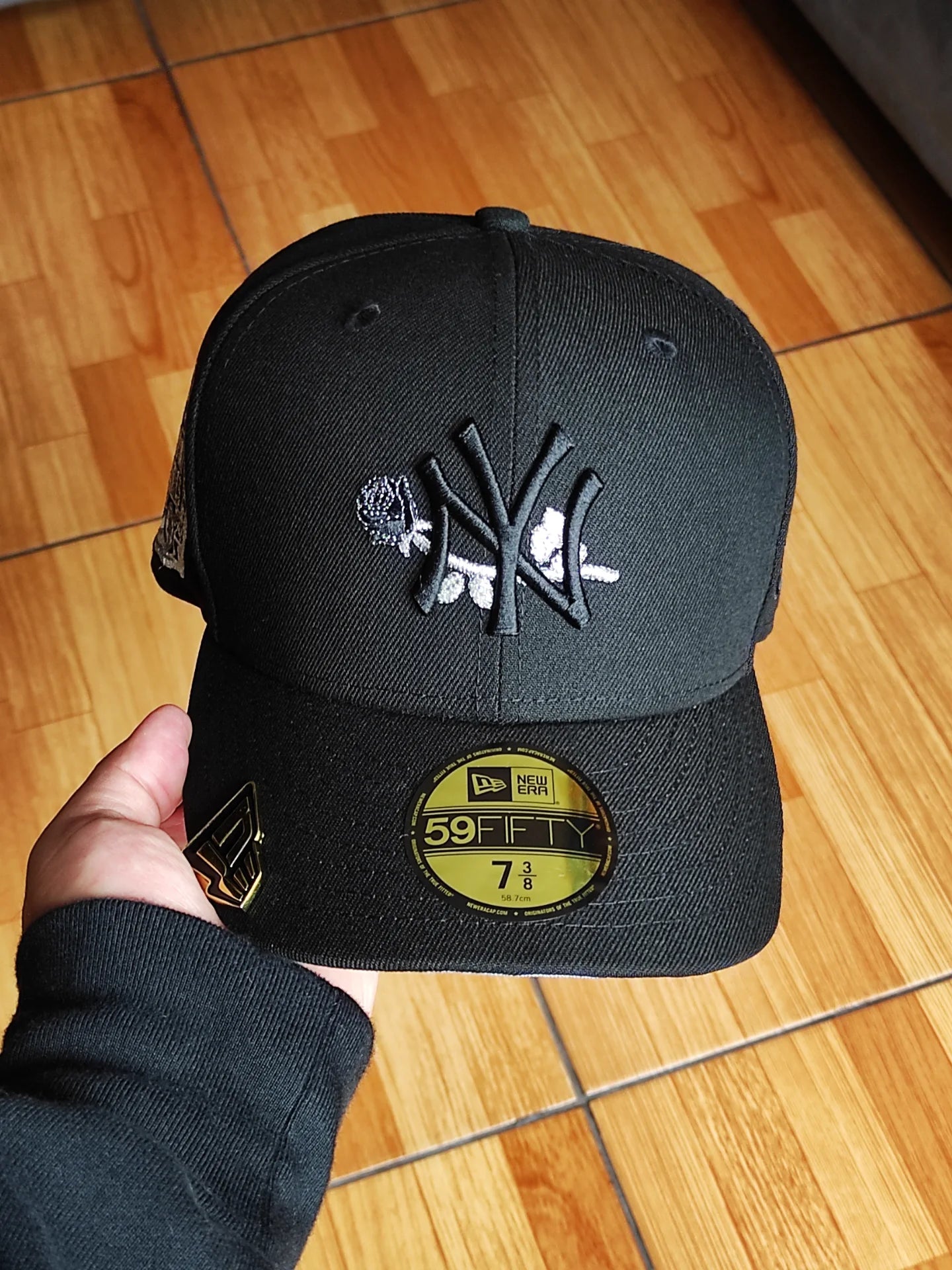 New Era New York Yankees Black Rose Subway Series 2000 Prime Edition 59Fifty Fitted Hat