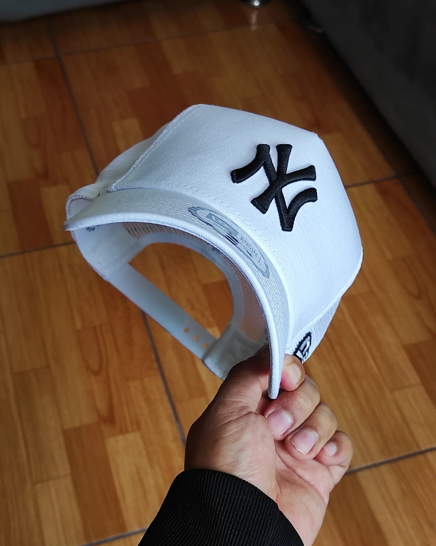 New Era New York Yankees white Trucker a-frame