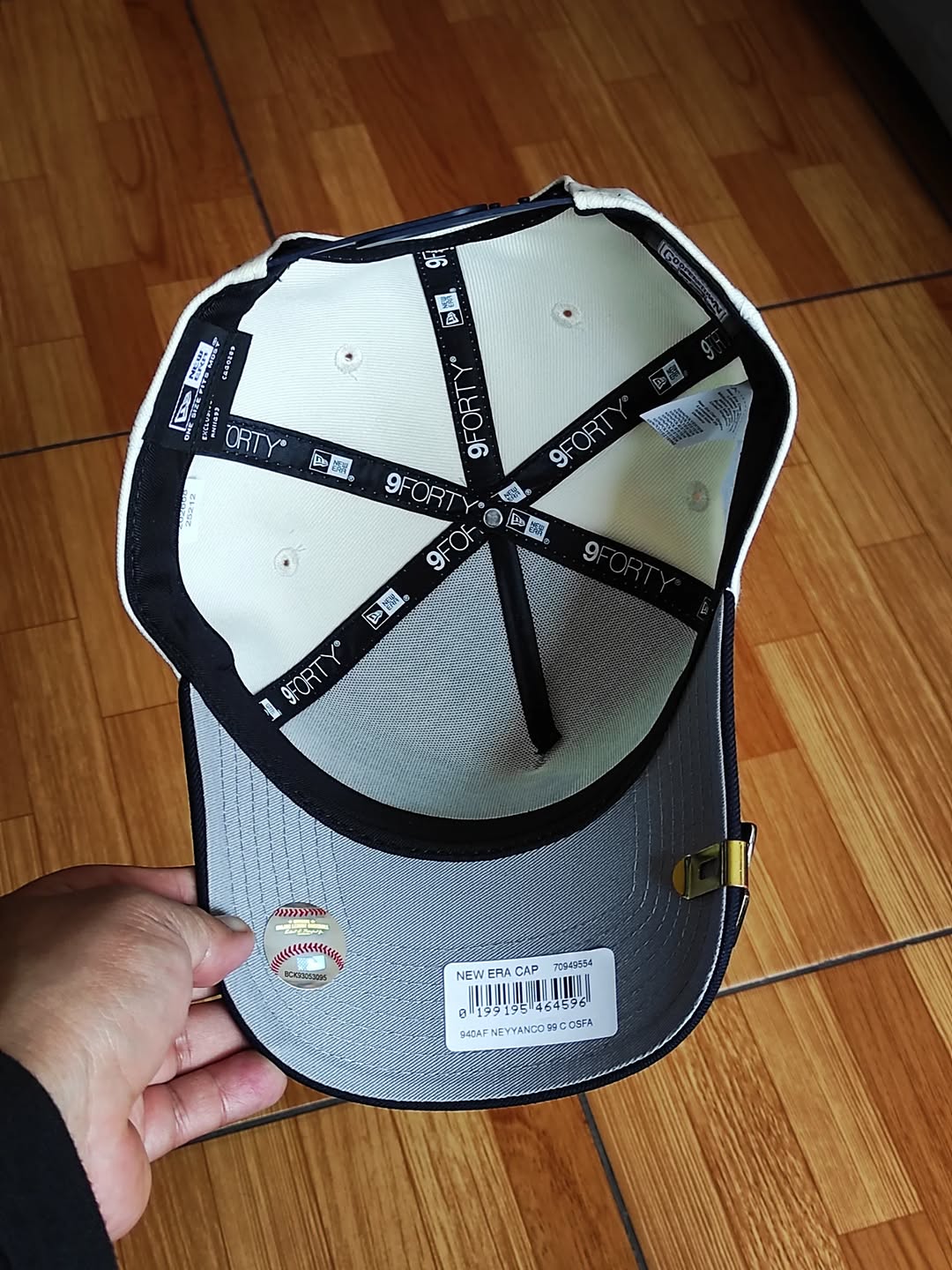 New era new York Yankees World Series 1999, Chrome navy 9forty A-FRAME SNAPBACK